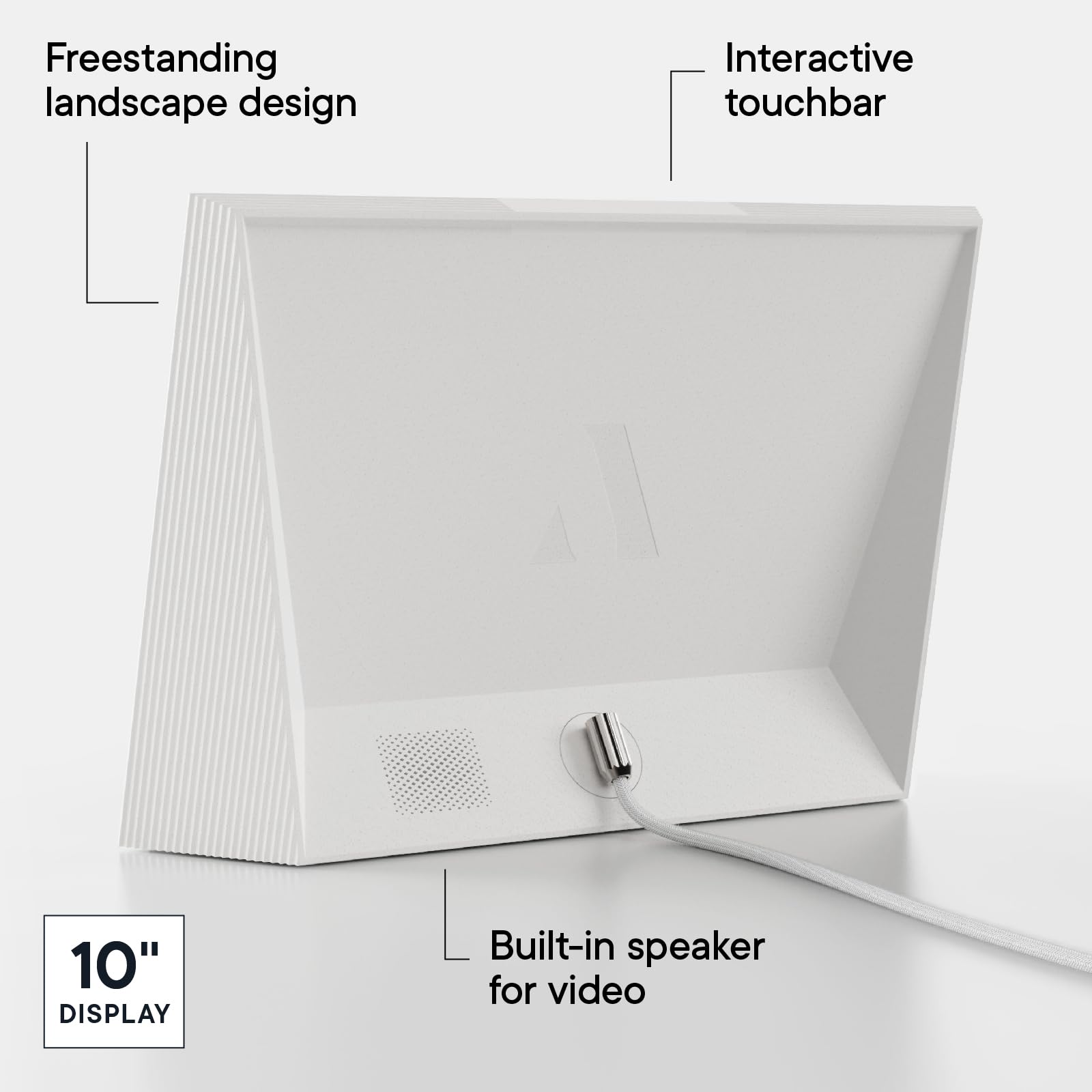 Aura Carver Hd Smart Digital Picture Frame 10.1 Inch Wifi Cloud Digital Photo Frame, Free Unlimited Storage, Send Photos From An