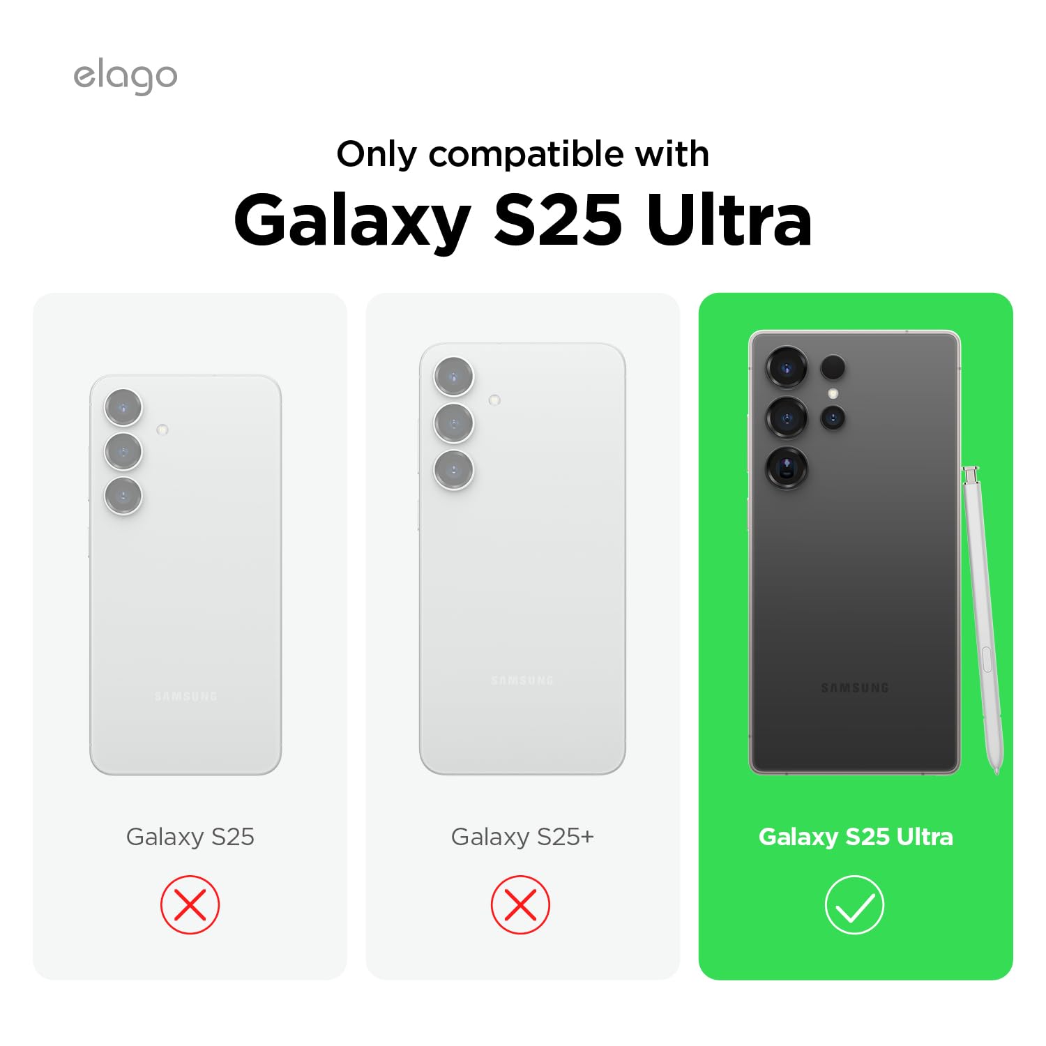 Elago Compatible With Samsung Galaxy S25 Ultra Case, Magnetic Silicone Case, Compatible With Magsafe Accessories, Protective Cov