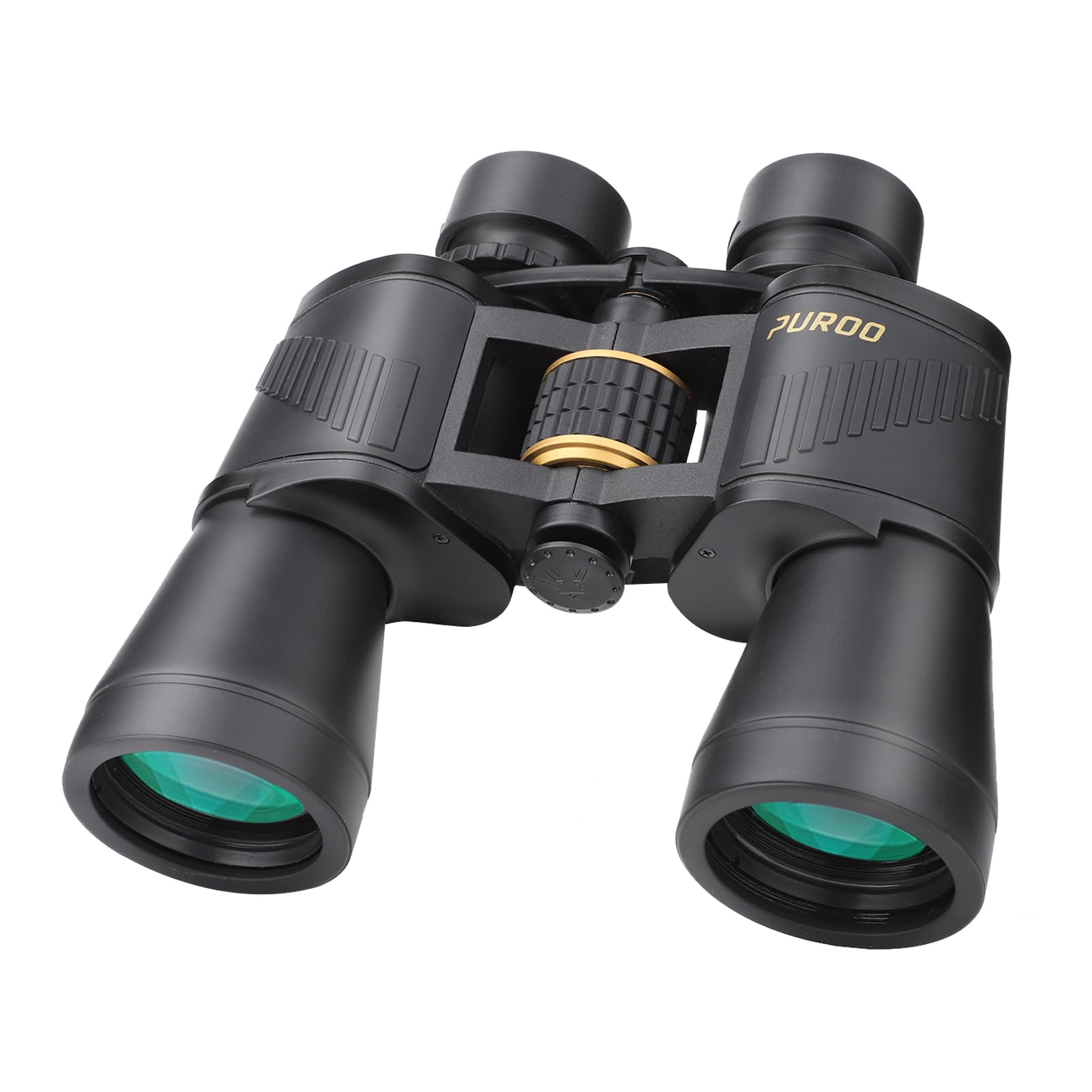 PUROO 10x50 Binoculars for Adults high Powered - Full-Size HD Optics, Large Objective Lens, Wide Field of View, Low-Light Perfor