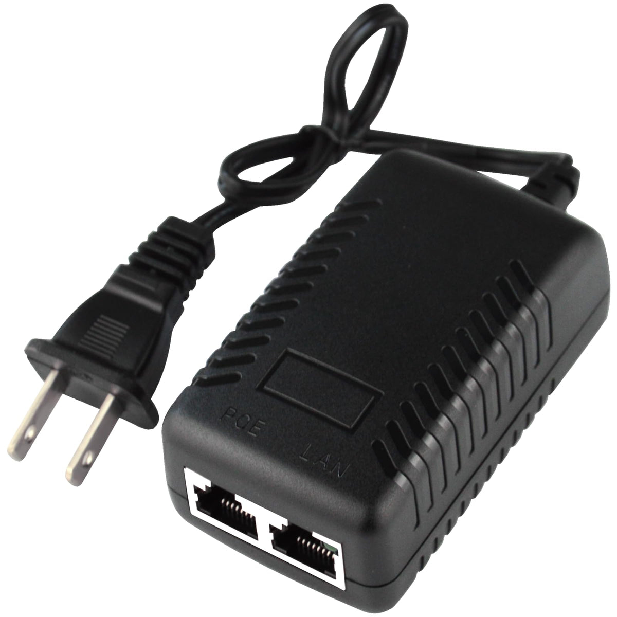 Steamemo 52V Gigabit Poe Injector Adapter, 15W 10/100/1000Mbps Ieee 802.3Af Compliant, Plug & Play, Gigabit Poe Adapter For Ip C