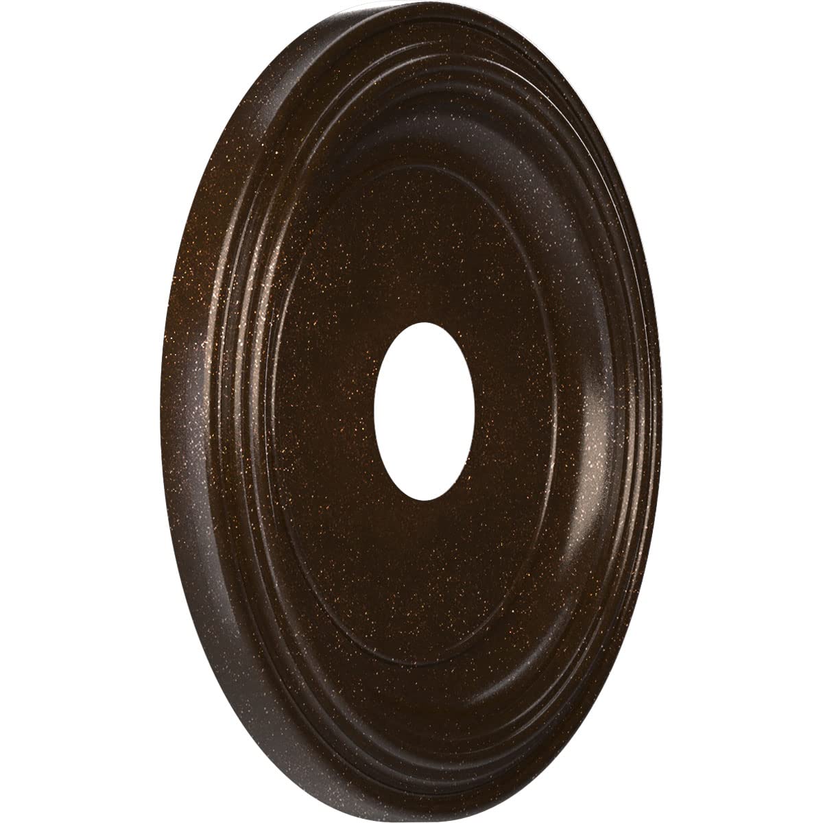 Ekena Millwork Cmp16Tramb Traditional Thermoformed Pvc Ceiling Medallion (Fits Canopies Up To 9 1/2''), 16''Od X 3 1/2''Id X 1 3