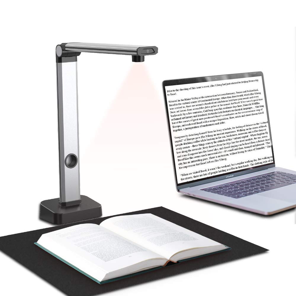 Joyusing 14Mp Hd Document Scanner, Capture Size A3, Smart Multi Language Ocr, Convert To Pdf/Word/Txt/Excel On Windows And Pdf O