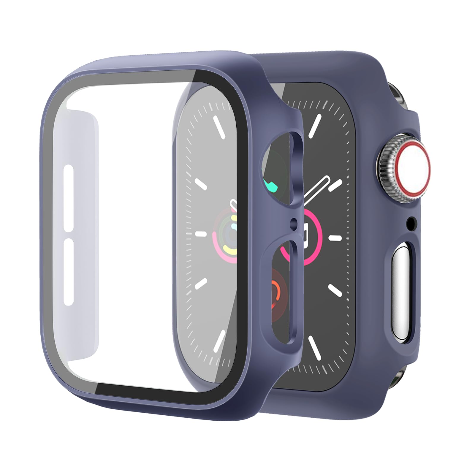 idudu Hard Case for Apple Watch Series 10 Series 11 [2025] 46mm Screen Protector,Built-in Full Tempered Glass [Touch Sensitive] 