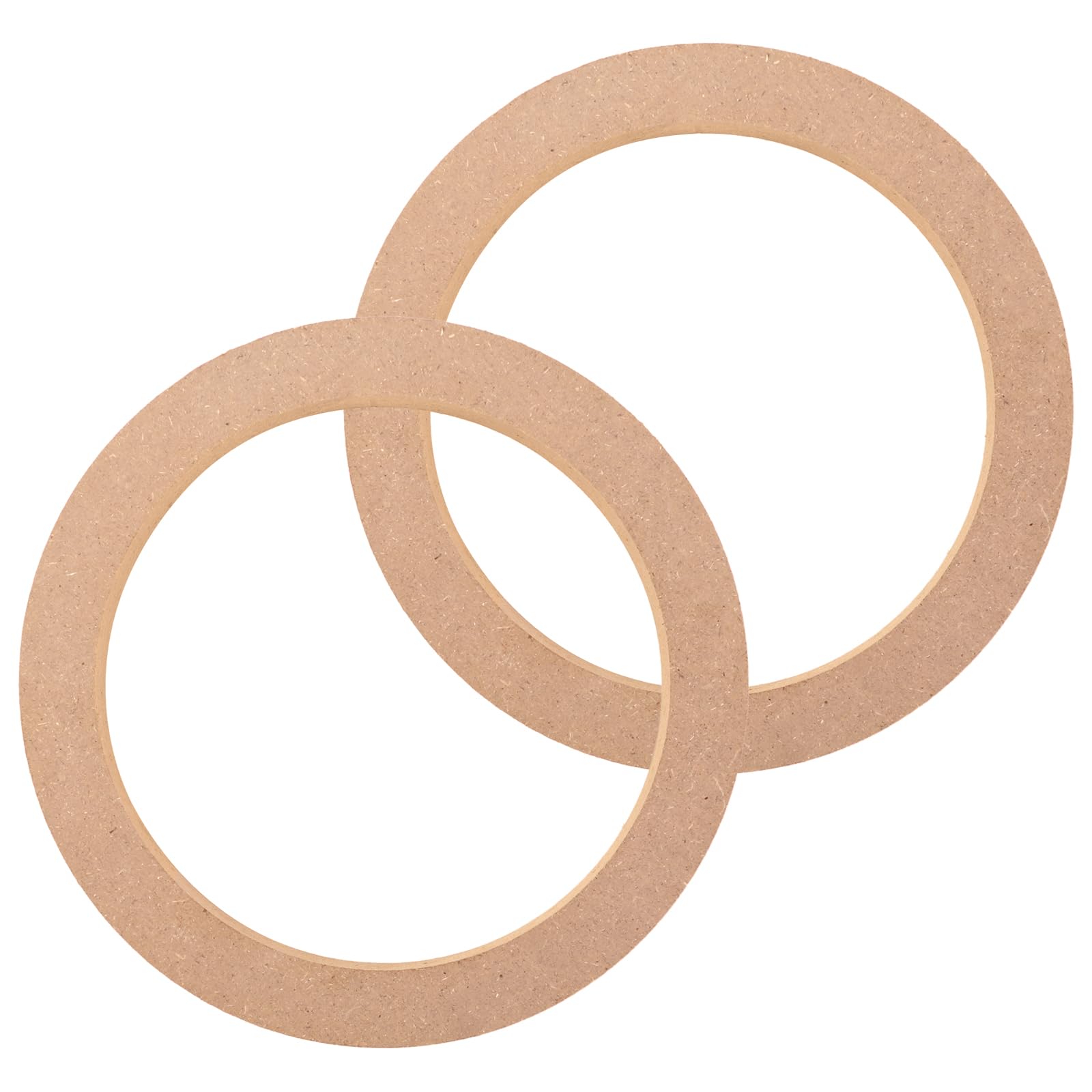Aicars Universal 6.5 Speaker Spacer: 2  6.5 Speaker Spacer Wooden Mdf Speaker Rings For Cars/Boats/Trucks/Rv