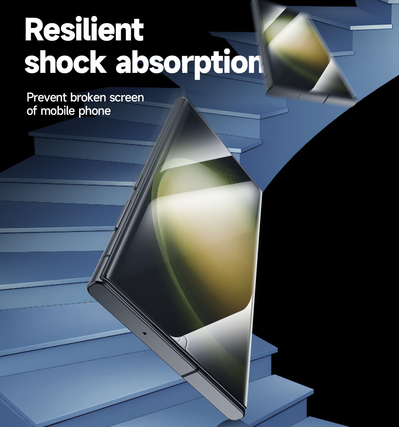 Magic John 2 Pack Screen Protector For Samsung Galaxy S23 Ultra   Ceramic Film, Fingerprint Id Compatible, Easy Installation, Sh