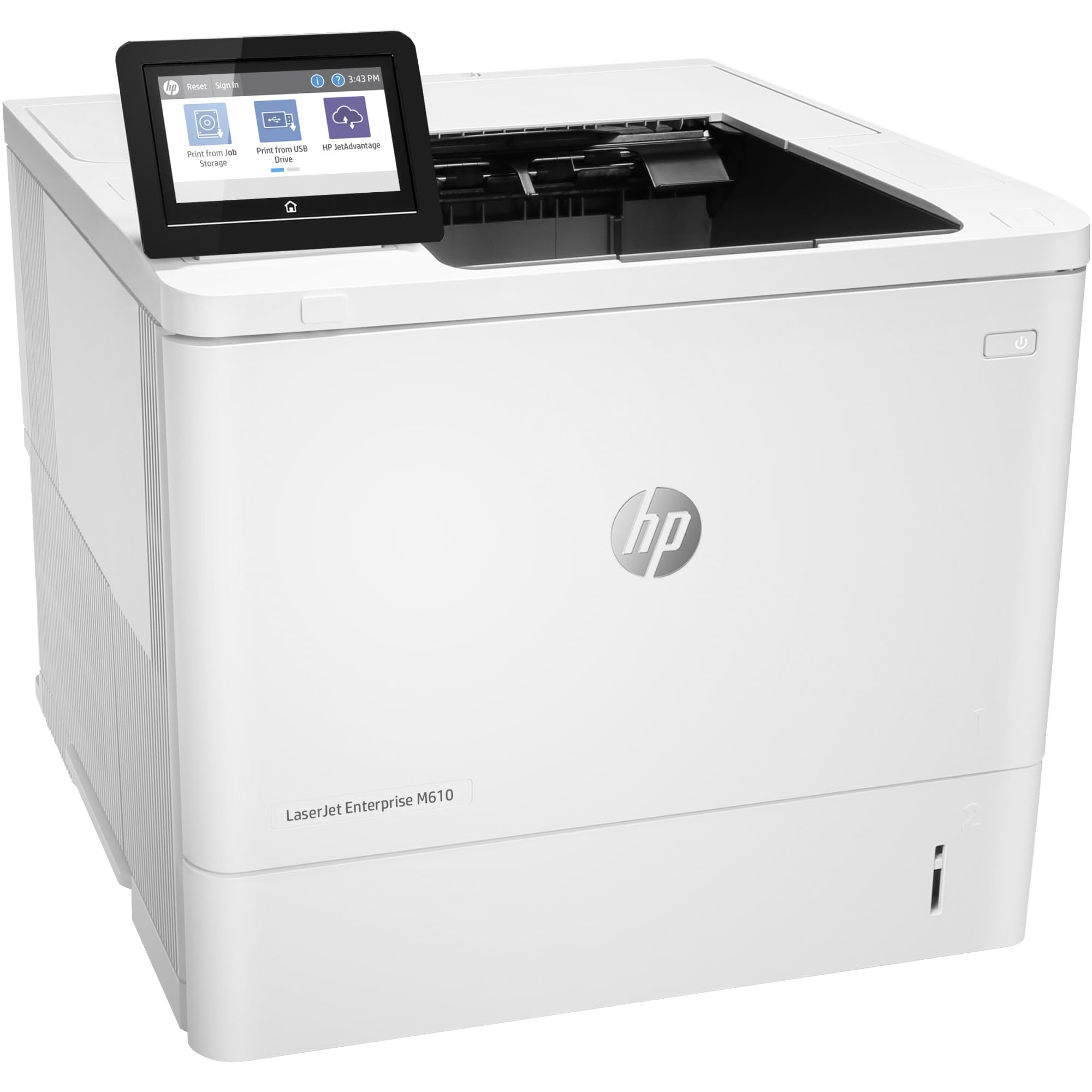 Hp Laserjet Enterprise M610Dn Monochrome Printer With Built-In Ethernet & 2-Sided Printing (7Ps82A), White