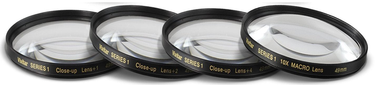 49Mm 7Pc Filter Set For Canon Ef 50Mm F/1.8 Stm Lens   Includes 3 Pc Filter Kit (Uv Cpl Fld) And 4Pc Close Up Filter Set (+1+2+4