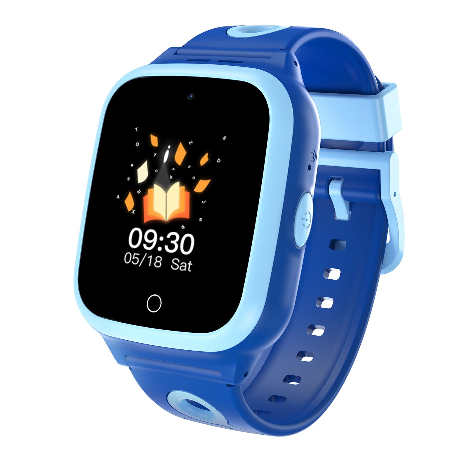 Eiotmart 4G Smart Watch For Kids, Kids Watch With Sim Card, Includes 30-Day Free Unlimited Plan | Call, Chat, Gps, Enhanced Pare