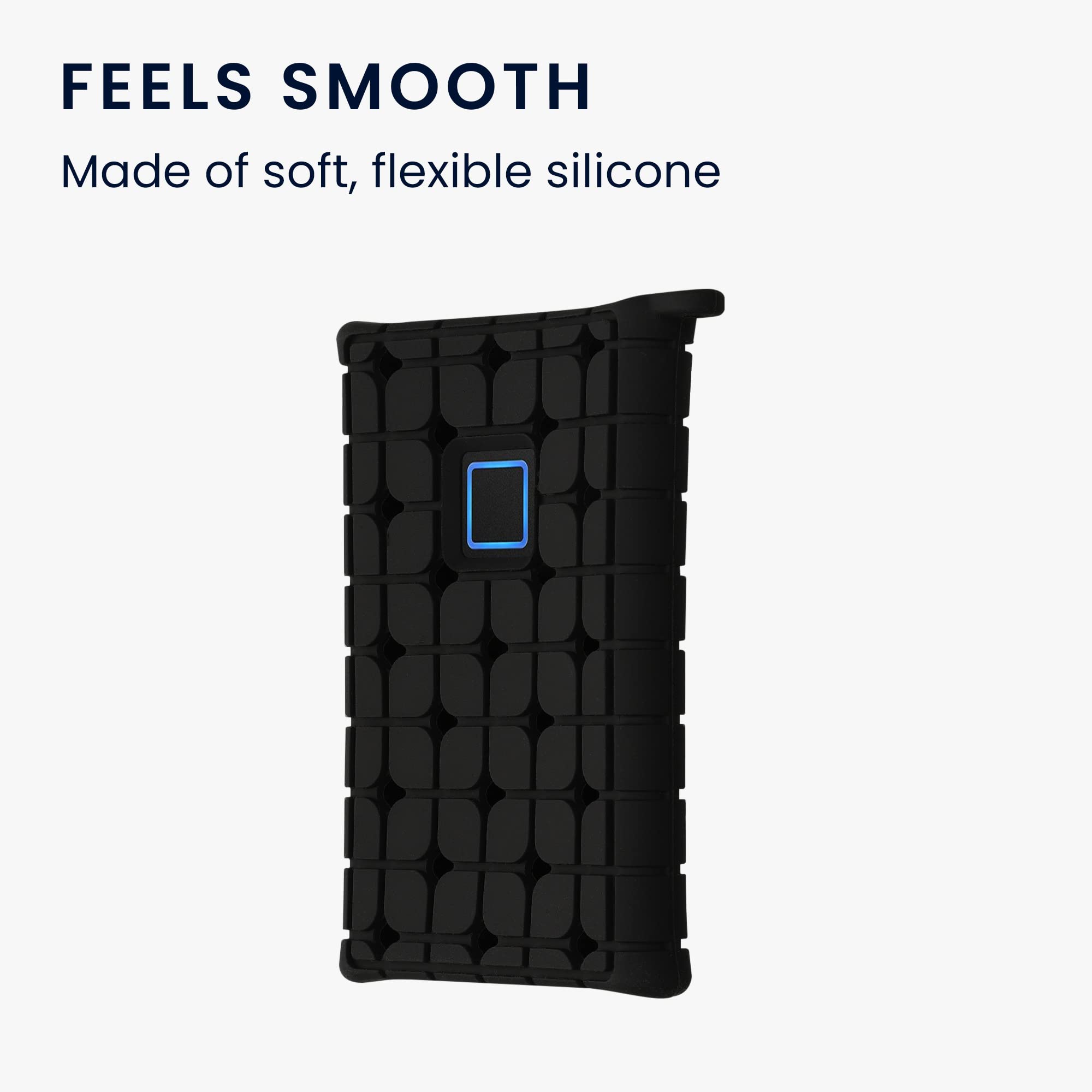 Kwmobile Silicone Case Compatible With Samsung T7 Touch Portable Ssd   Case Protective Cover For Ssd Drive   Black