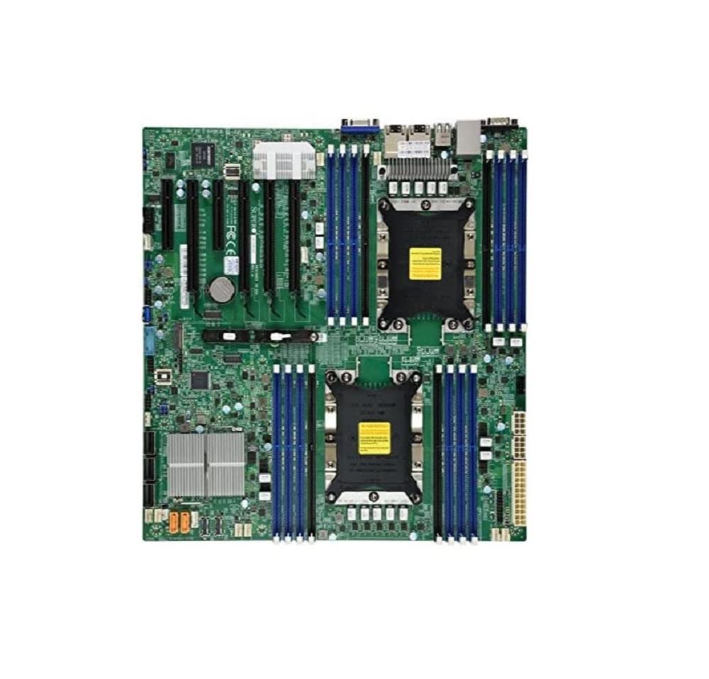 Supermicro 203935 Motherboard Mbd-x11dpi-n-b Xeon Dual Socket S3647 C621 Max.2tb Pci Exress Eatx Brown Box