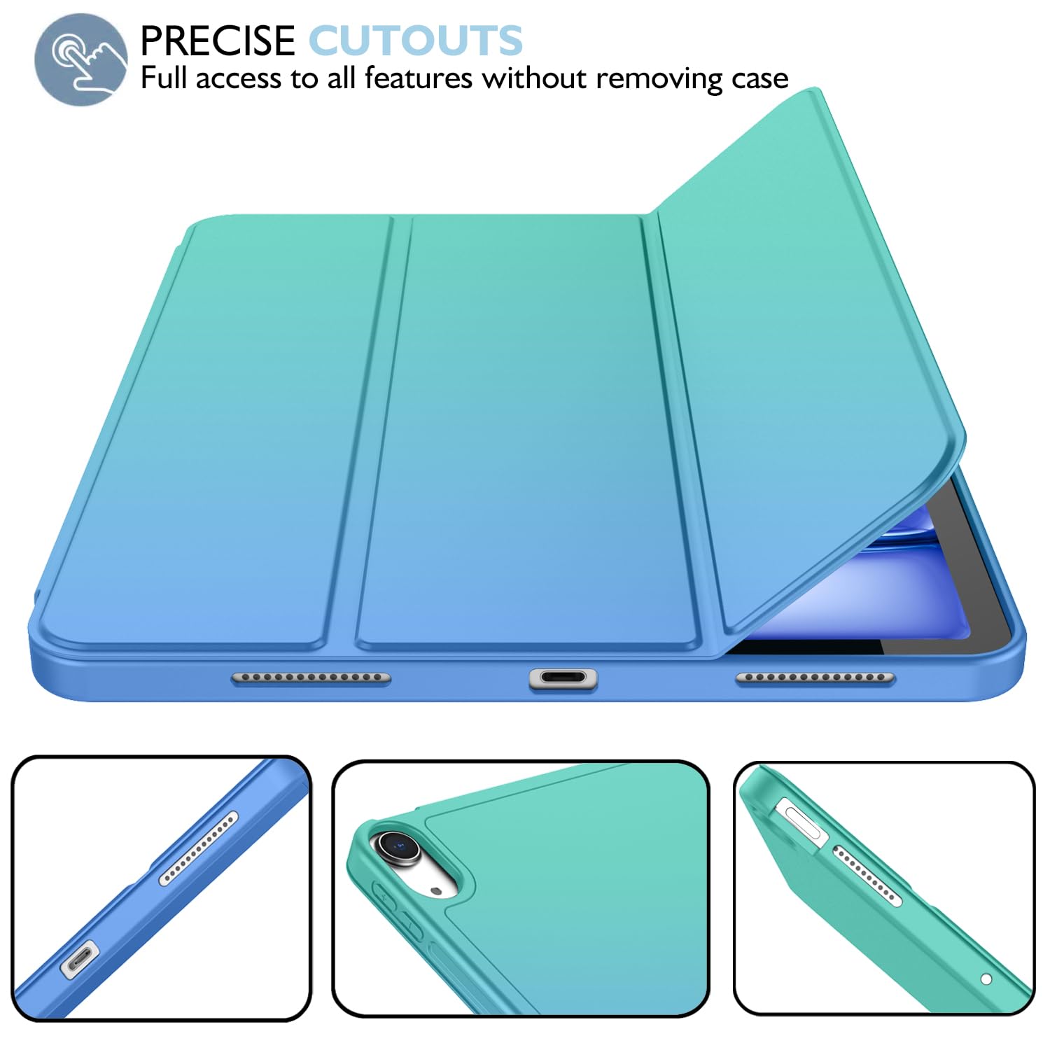 Imieet Ipad Air 11 Inch Case 2024 (6Th Generation), Ipad Air 5Th Generation Case 2022/4Th Generation Case 2020 10.9 Inch With Pe