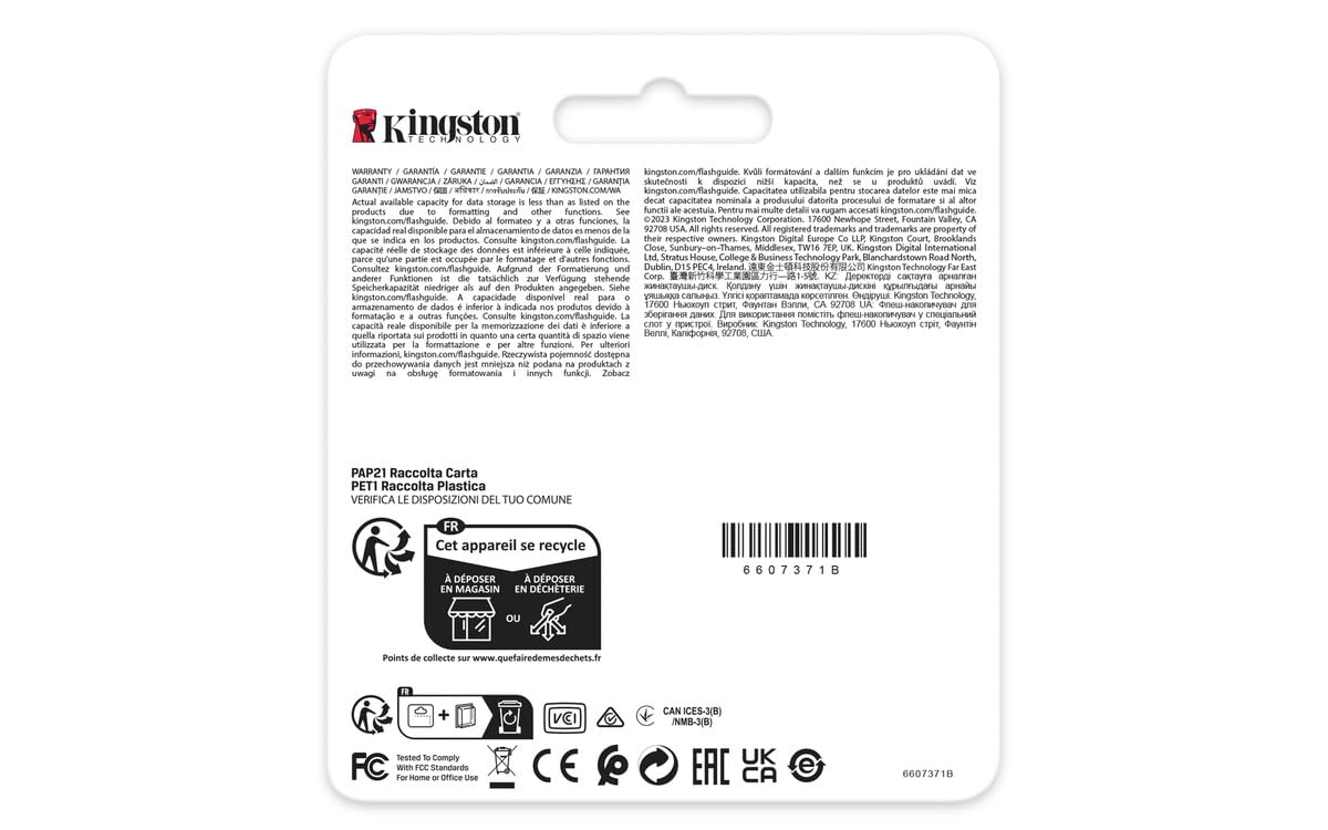 Kingston Industrial Sd Card, Up To 100Mb/S, High Endurance, Uhs I U3 V30 A1, (Sdit/8Gb)