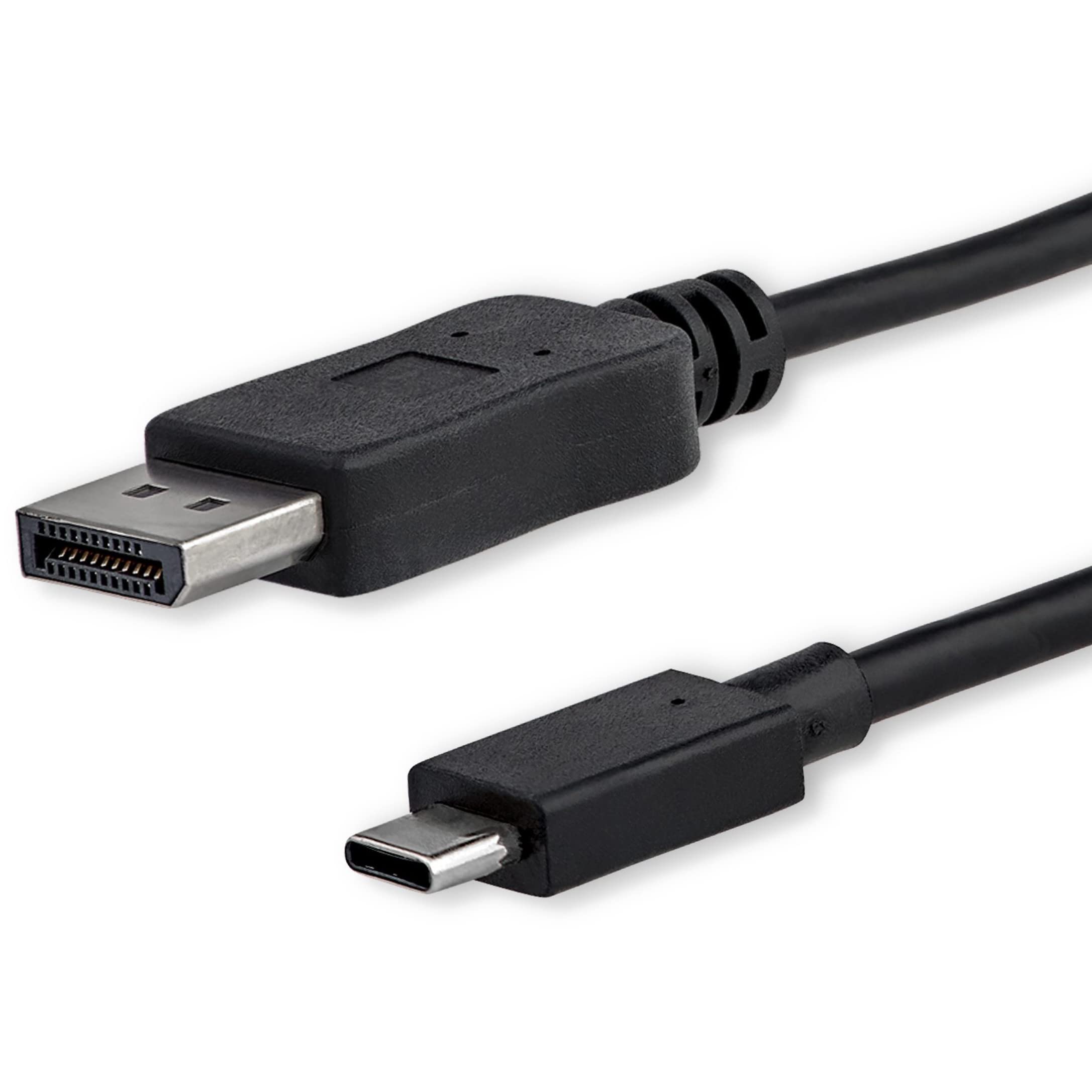 Startech.Com 3.3 Ft (1 M) Usb C To Displayport Cable   Usb Type C To Dp Video Adapter Cable   4K 60Hz   Black