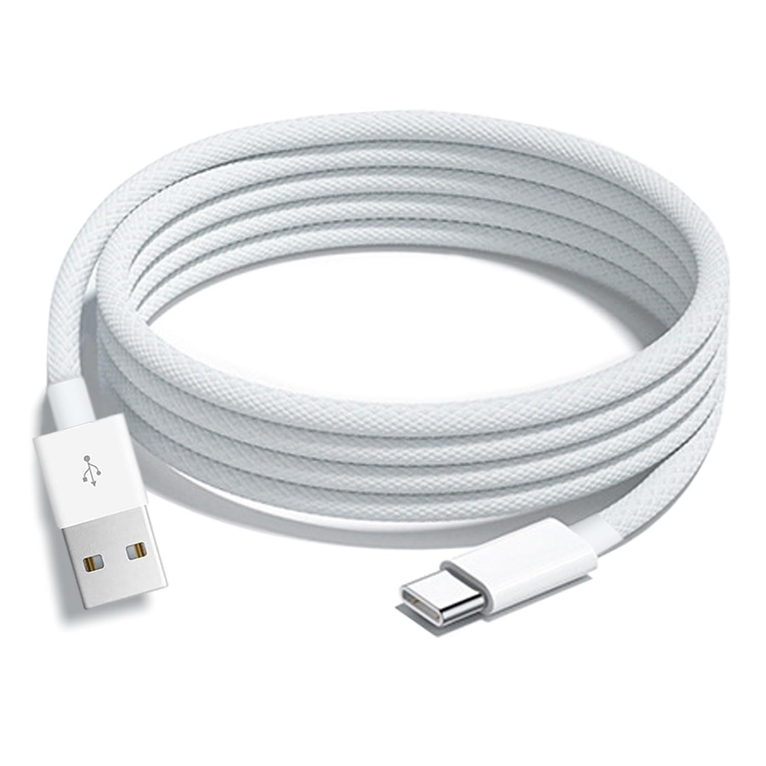 10Ft Iphone 15 Woven Cable For Apple Iphone 15, 15 Pro Max, 15 Plus, Ipad 10Th Gen, Ipad Pro 12.9/11, Ipad Air 5Th/ 4Th Gen, Min