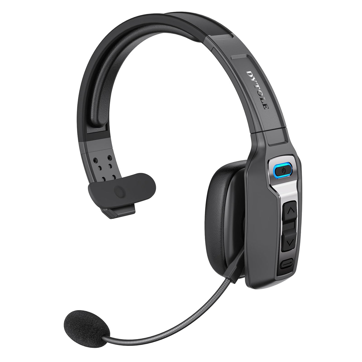 Dytole Bluetooth Headset, Trucker Bluetooth Headset With Microphone Ai Noise Cancelling, Trucker Headset For 164Ft & 65Hours Wor