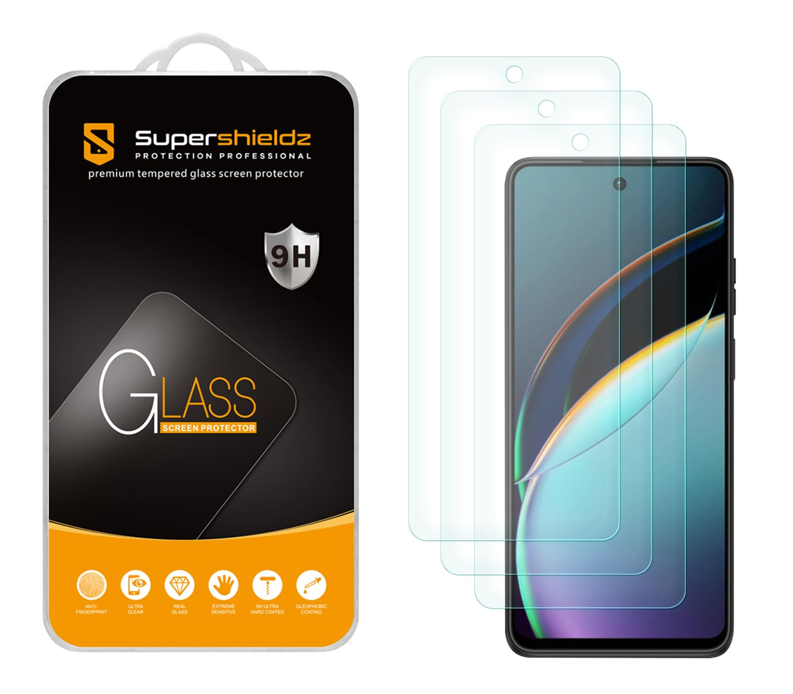 Supershieldz (3 Pack) Designed For Motorola Moto G 5G (2024) [Not Fit For Moto G Stylus 5G 2024] Tempered Glass Screen Protector