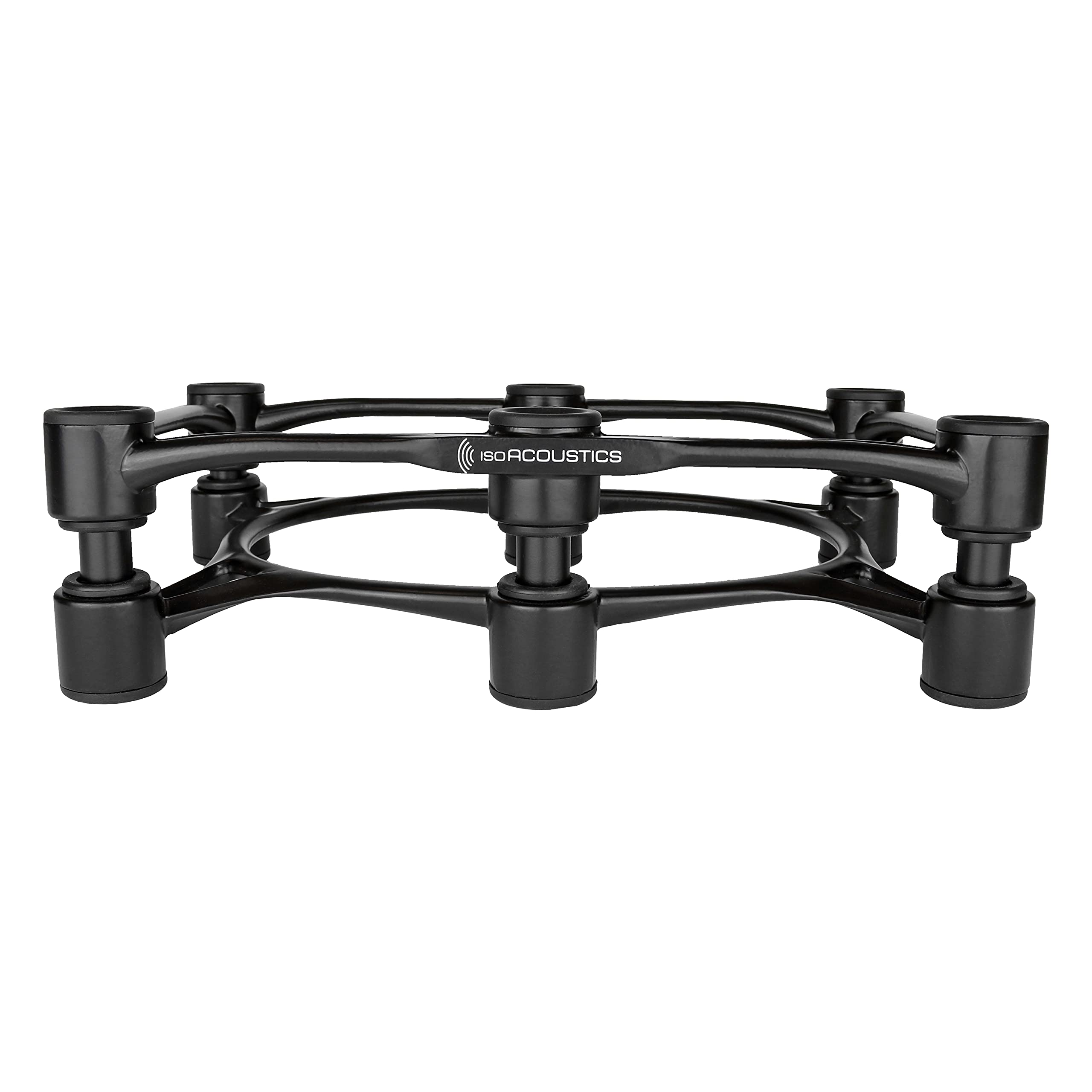Isoacoustics Aperta Series Isolation Speaker Stands With Tilt Adjustment: Aperta300 (11.8' X 7.9') Black (Single)