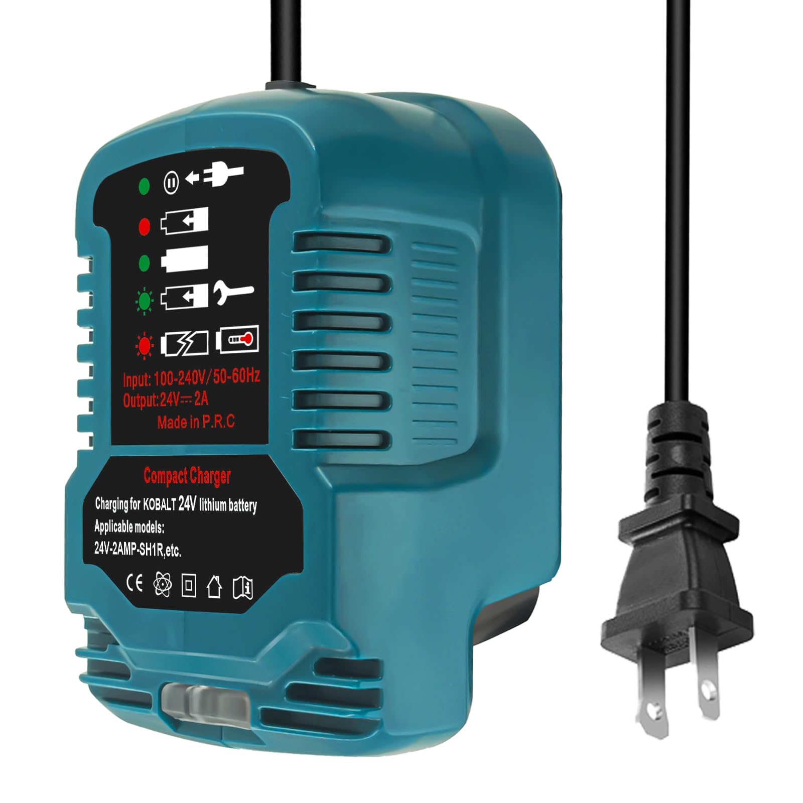 24 Volt Lithium Battery Charger Replacement For Kobalt 24V Max Kb624 03 Kb524 03 Kb424 03 Kb224 03 Kb124 03 0673802 1051230 Lith