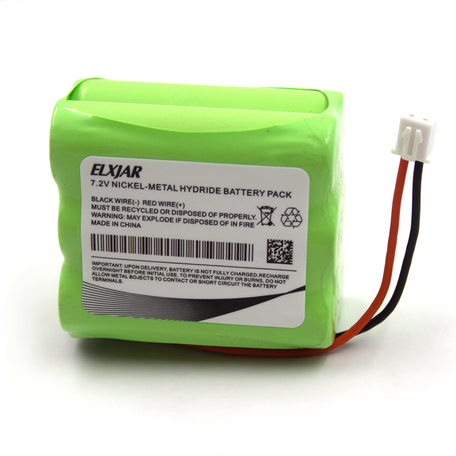 (2 Pack) 7.2V Ni Mh Battery Compatible With 2Gig Batt1X, Batt2X, Batt1, Gc2 2Gig Cntrl2, 2Gig Cp2, Gckit311, 228844 Go Control P