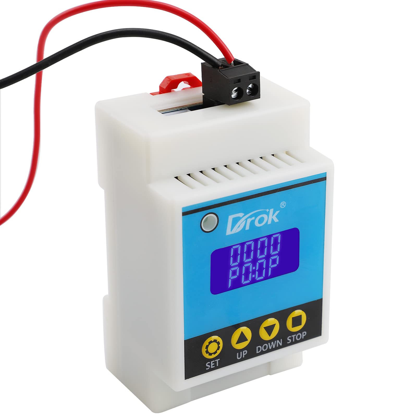 Drok Delay Relay Module, Dc 6 30V Timer Relay 6V 12V 24V 0.01S 9999Min 50 130Ma Digital Timer Cycle Delay, Power Supply On/Off C