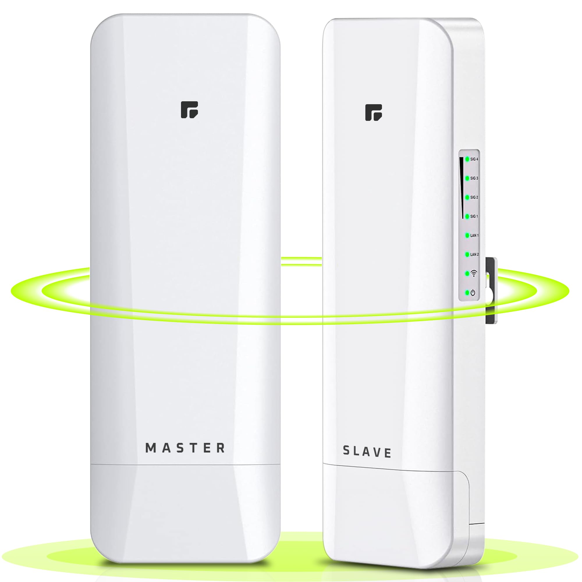 Wireless Bridge Point to Point/Multipoint, 5.8GHz Outdoor Wireless Bridge to Provide Network Communication for Shop, Barn, Garag