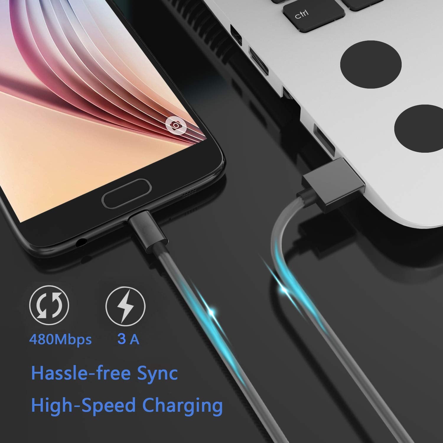 Akingdleo Replacement Usb Charger Data Transfer Cable For Google Pixel 3A/3A Xl/2/2Xl/3/3Xl, Usb Type C To A Fast Charge Chargin