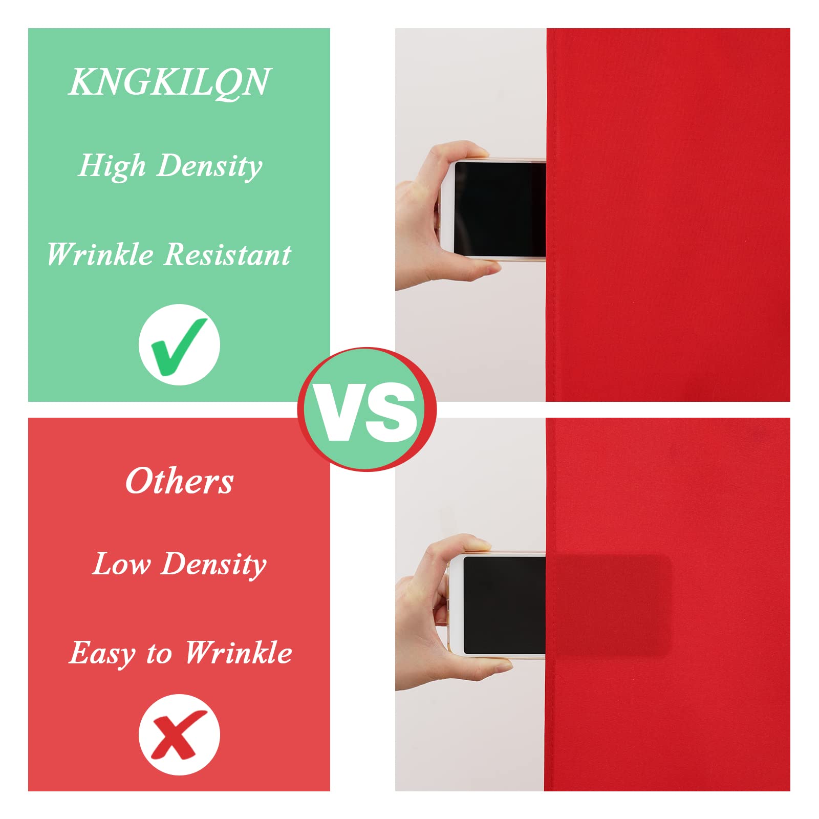 10X10Ft Red Backdrop Curtains For Parties   Red Backdrop Curtain For Baby Shower Birthday Photo Home Party Curtains Backdrop 5X1