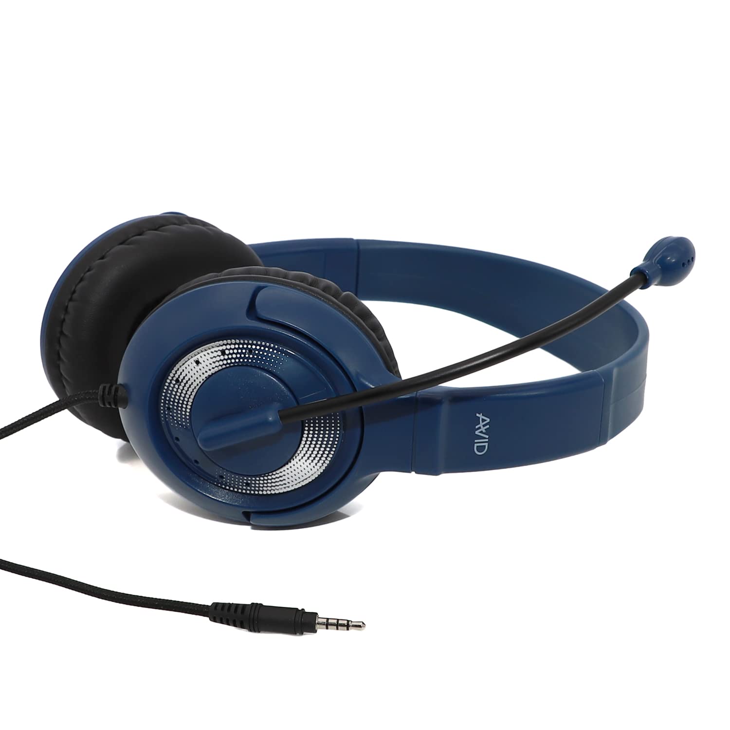 Avid Products Ae-55 Headset Blue And Silver With Trrs Plug