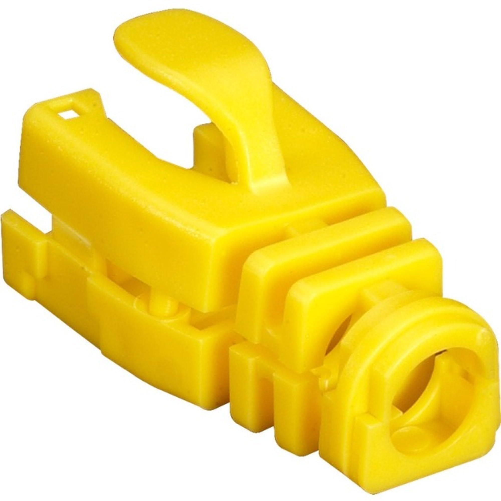 Black Box Snap-On Patch Cable Boot, 50-Pack, Yellow