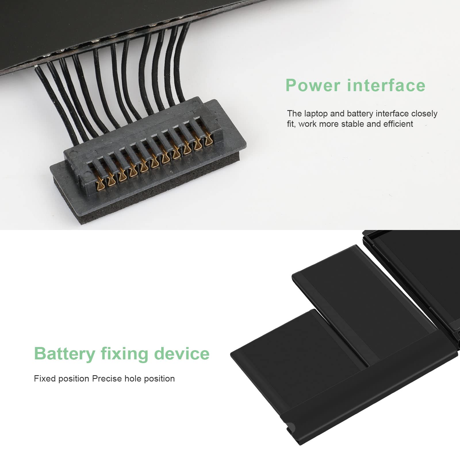 A1417 Laptop Battery Replacement For Macbook Pro 15 Inch Retina A1398 [ Mid 2012 Early 2013], Fits Md831Ll/A Mc975Ll/A Mc976Ll/A