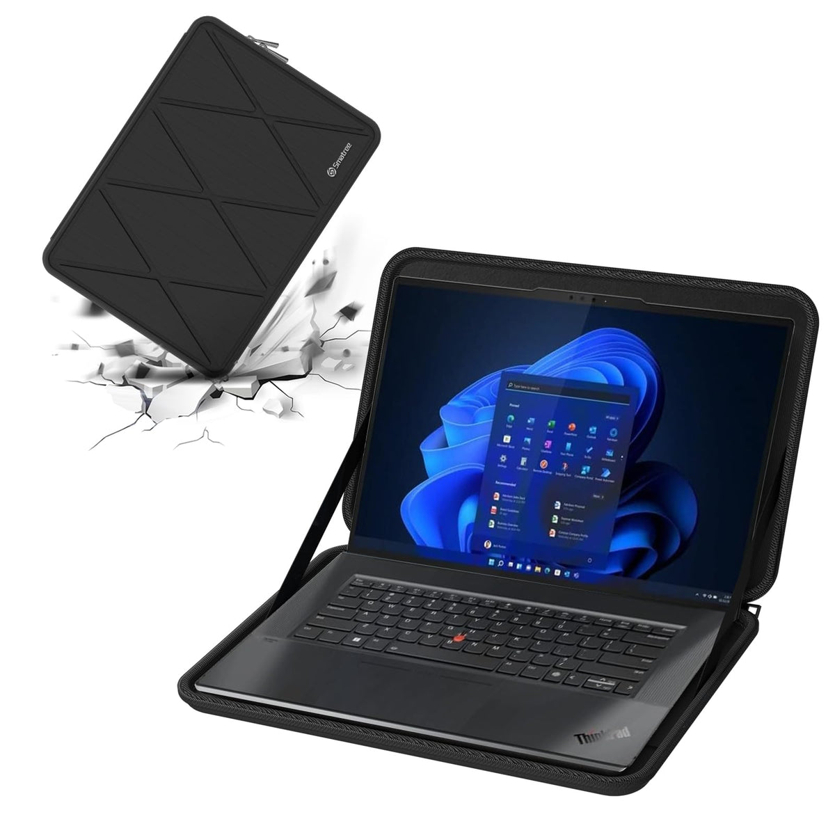 Smatree 15.6-16inch Hard Laptop Sleeve for ASUS ROG Zephyrus G16 2025/2024/2023, ROG Zephyrus M16/ROG Flow X16, Lenovo ThinkPad Z16, Samsung Galaxy Book4 360, ASUS Zenbook Pro 15 OLED/ROG Zephyrus G15