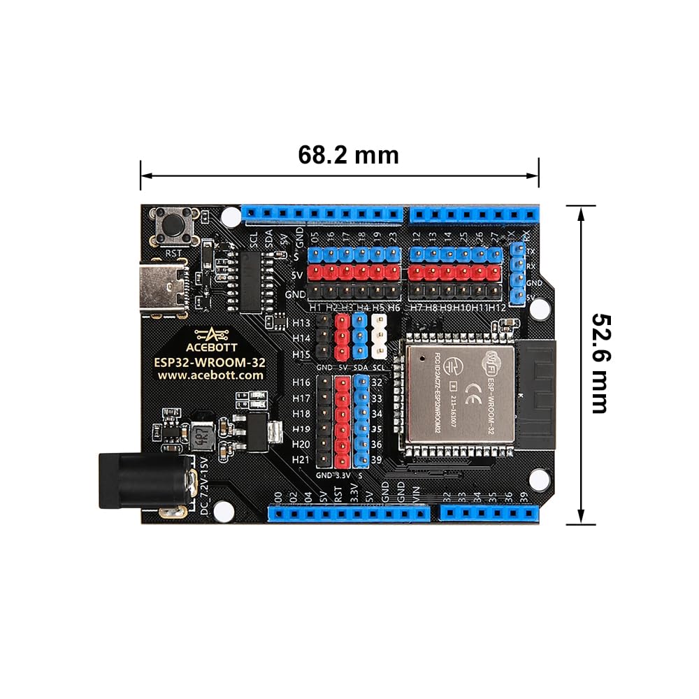 Acebott Development Board Esp32 Max V1.0 Compatible With Arduino
