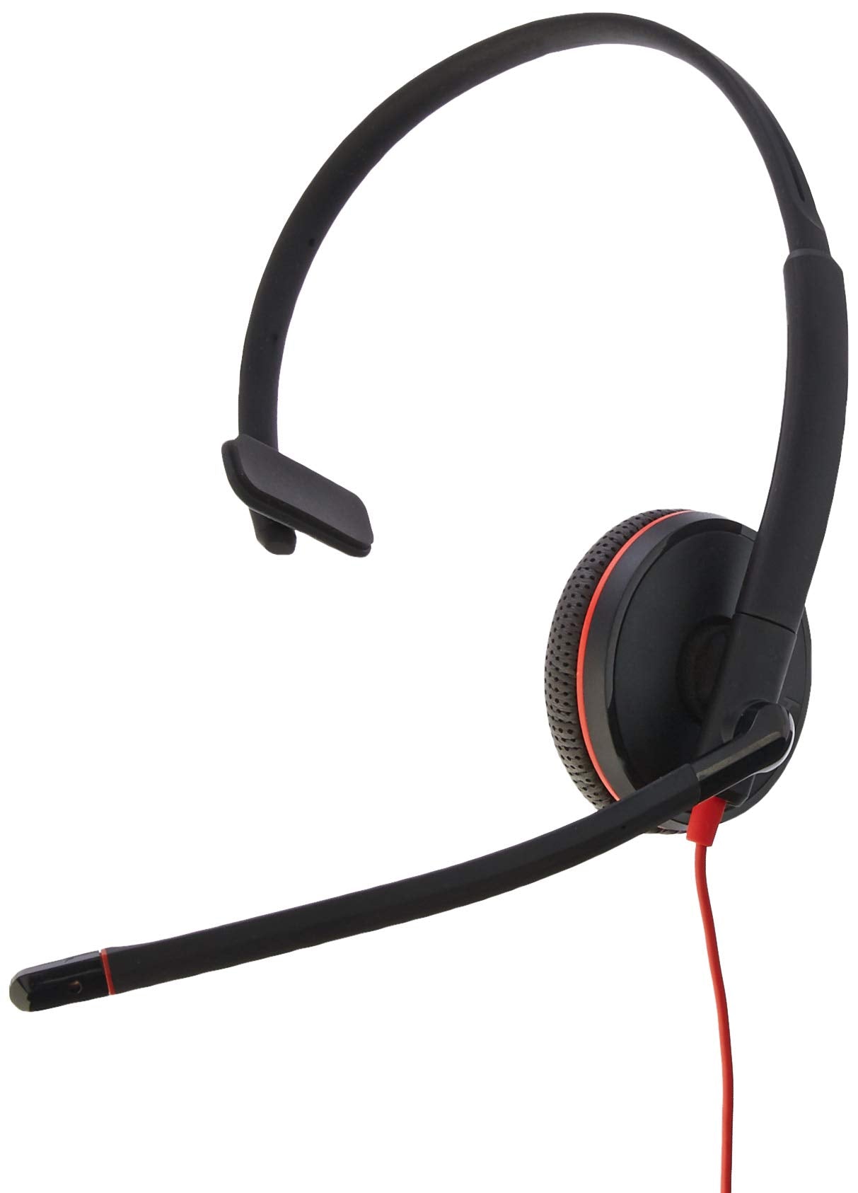 Plantronics Blackwire C3215 Headset - Mono - Black - USB Type A, Mini-Phone - Wired - 20 Hz - 20 kHz - Over-The-Head - Monaural 