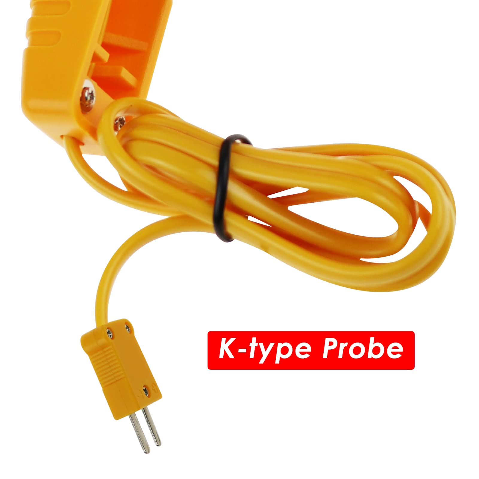 Temperature Clamp Hvac K Type Thermocouple Thermometer Lead Probe Pipe Clamp Multimeter Sensor Fieldpiece Jaw Clip Plumbing Clam