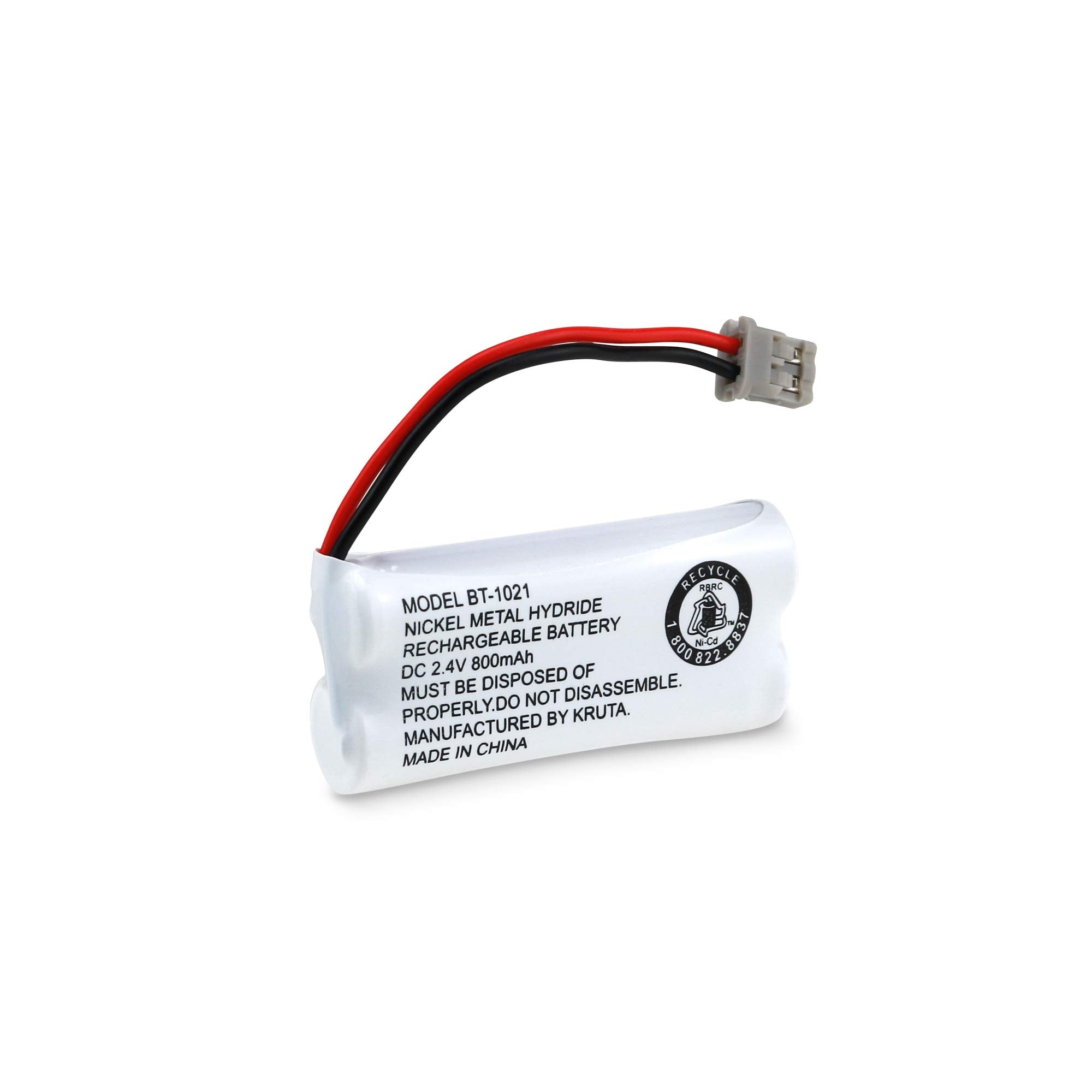 Kruta Cordless Phone Battery Bt 1021 Bbtg0798001 Compatible With Uniden Bt 1021 Bt1021 Bt 1008 Bt 1016 Bt 1025 2.4V 800Mah Cordl
