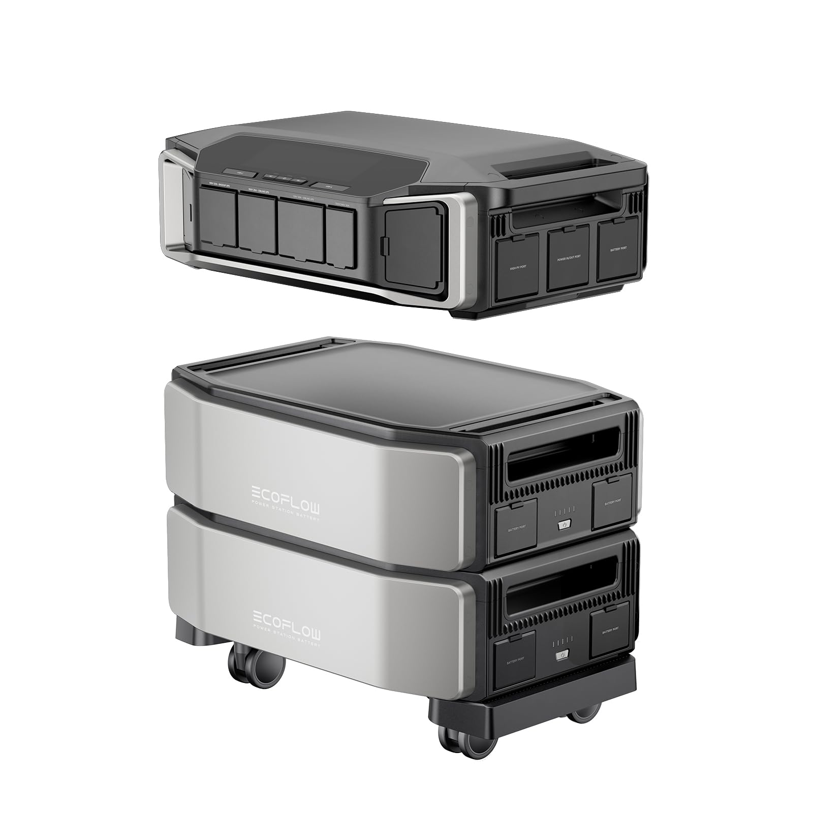 Ef Ecoflow 12Kwh Power Station: Delta Pro Ultra With Extra Battery, 120/240V 7200W Ac Output, Lifepo4 Home Battery Backup Expand