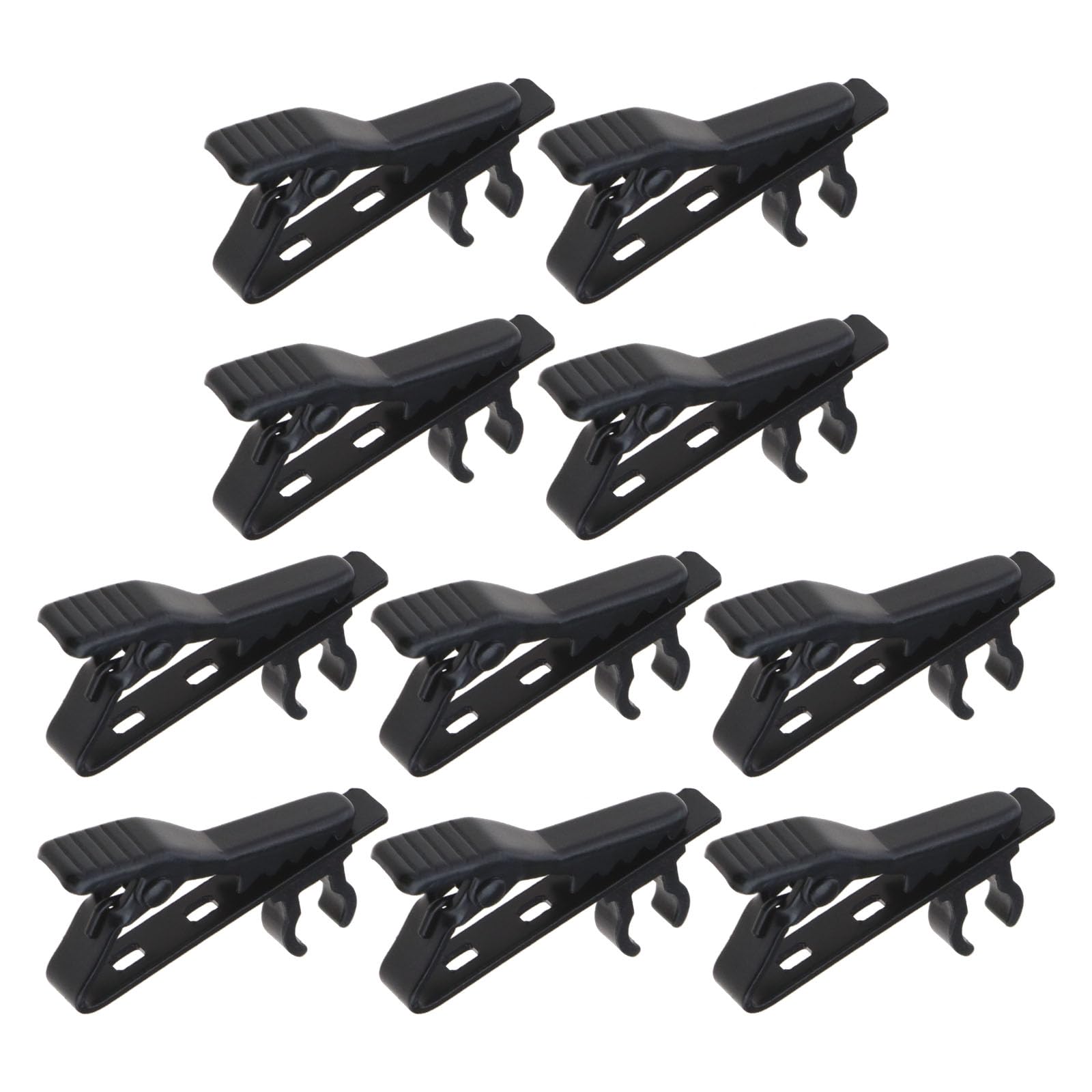 The Lord Of The Tools 10Pcs 6Mm Microphone Lapel Tie Clips Mini Portable Metal Mic Clamp Holder For Lapel Lavalier Microphone Re