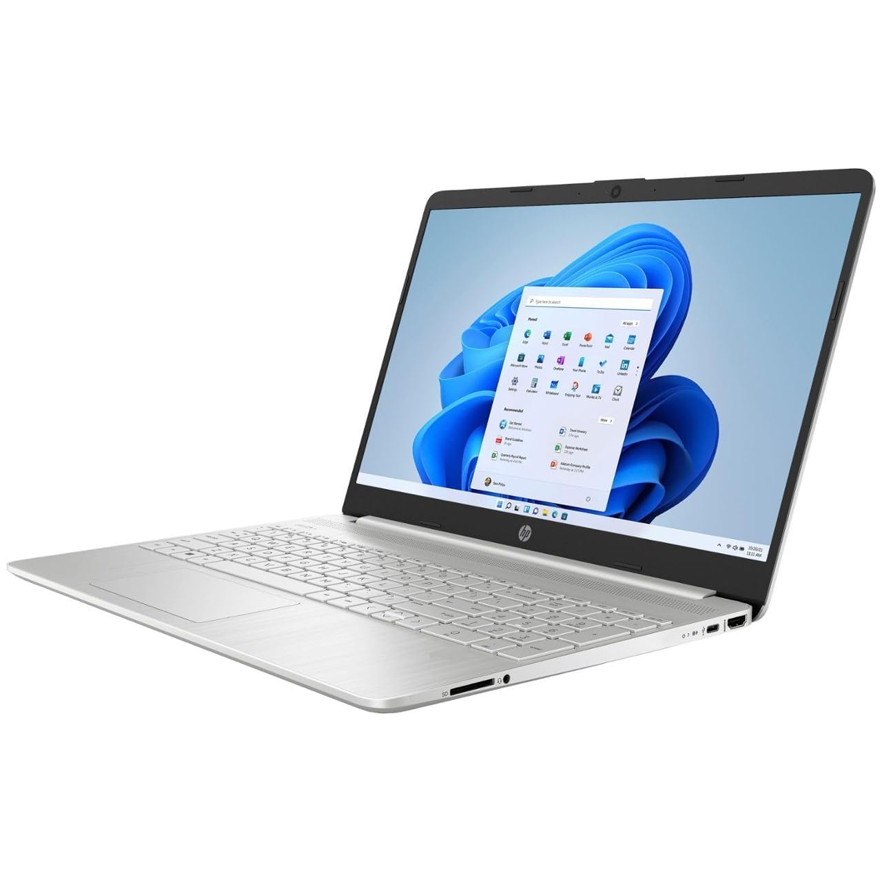 HP Laptop for Business& Student, 15.6' HD Touchscreen Display, 12th Gen Intel Core i3 1215U, 8GB RAM, 512GB PCIe SSD, Keypad, USB C, SD Card Reader, Webcam, Fast Charge, PDG HDMI Cable, Win 11 Pro