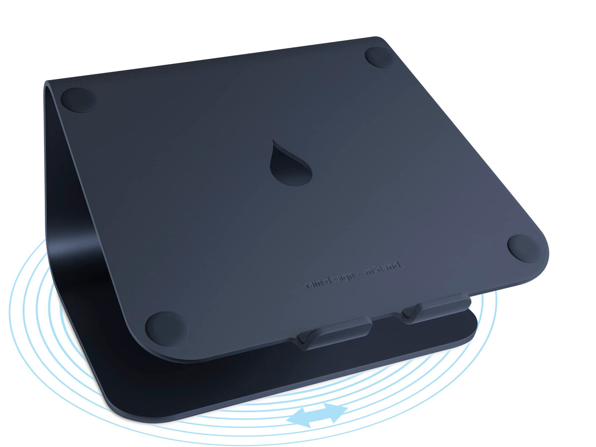 Rain Design mStand360 Laptop Stand with Swivel Base, Midnight (10091)