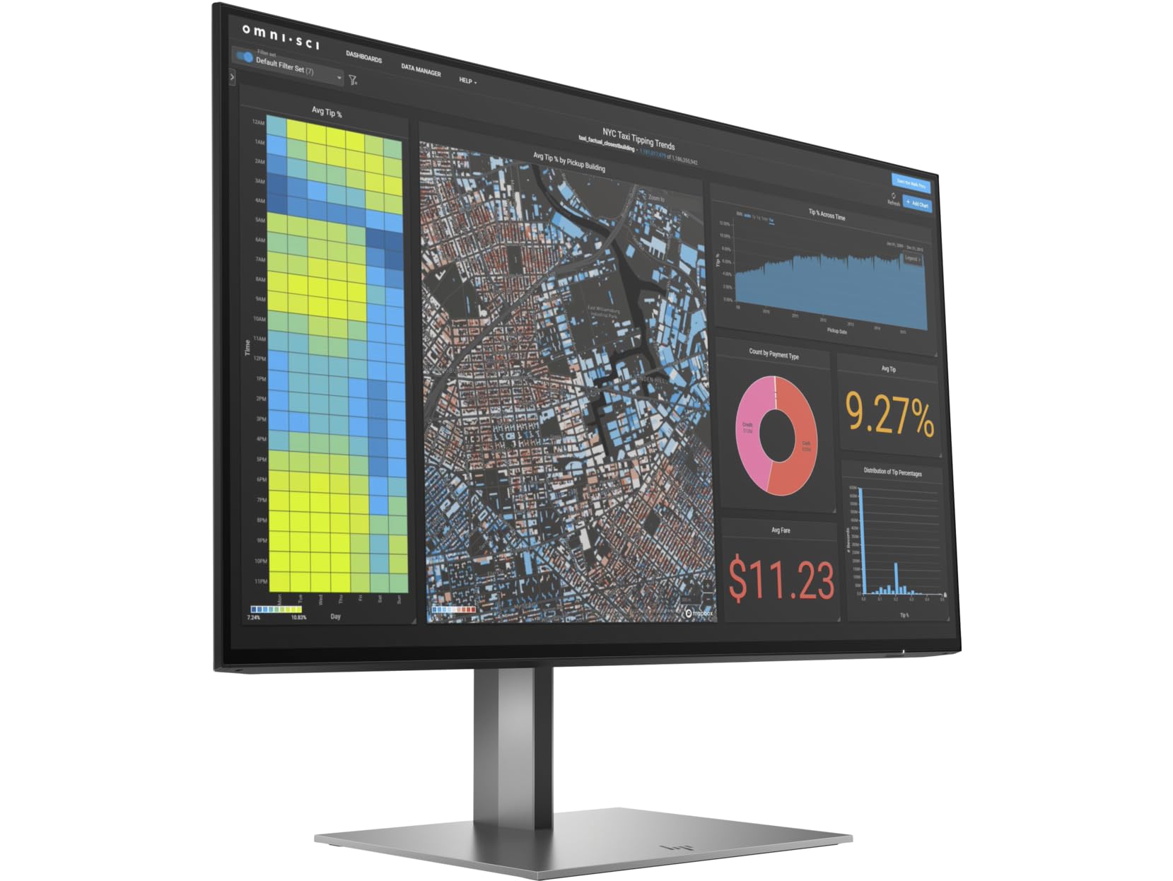 Hp Z24F G3 Monitor Full Hd Lcd 1920 X 1080, Display, Hdmi And Usb Hub- Fast Response Time And Customizable Settings 5Ms Gtg. 3-Y