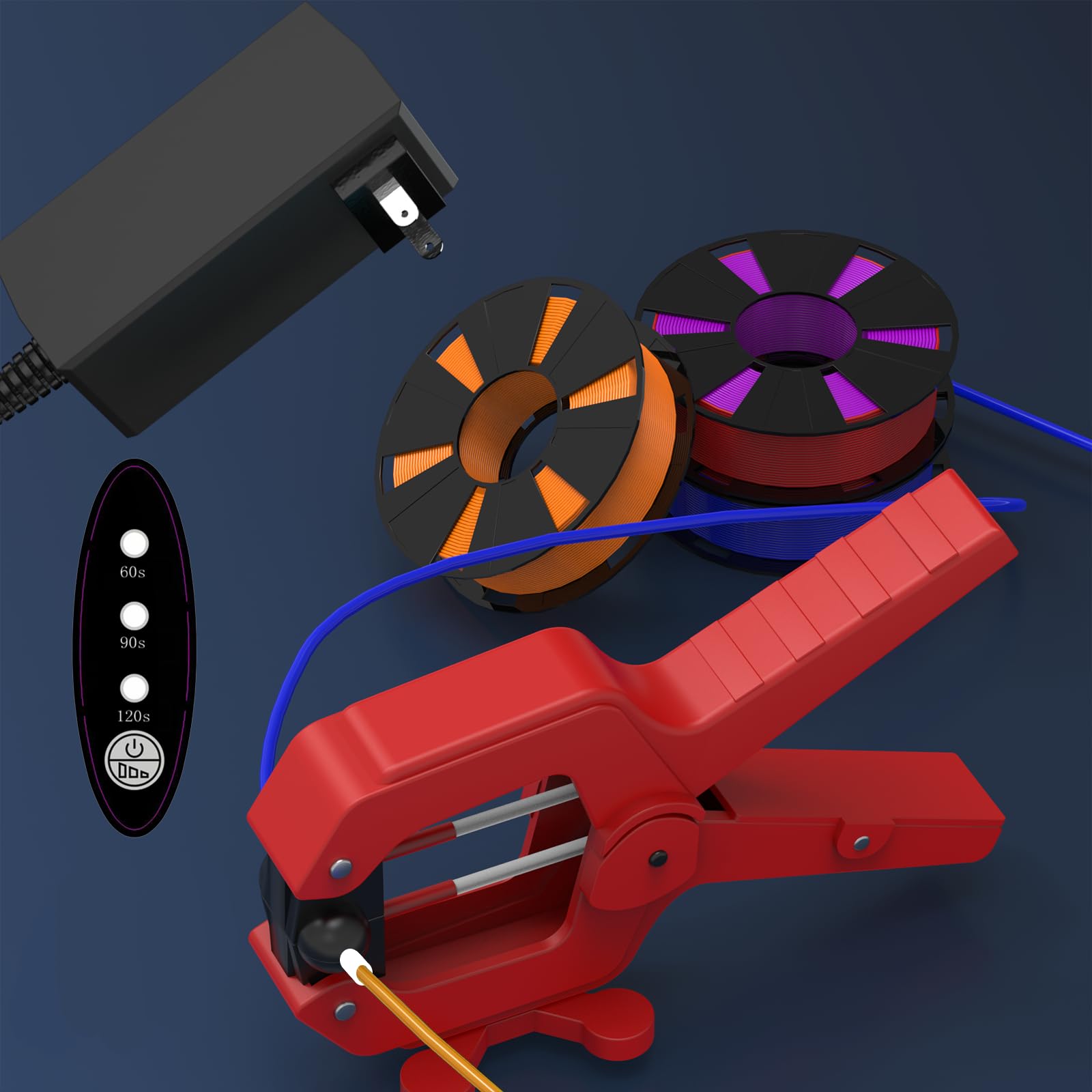 VIT SPORT Filament Connector - 1.75mm & 2.85mm Ultimate Splicer for 3D Printer, Up to 240? Filament Fuser & Joiner, Compatible w