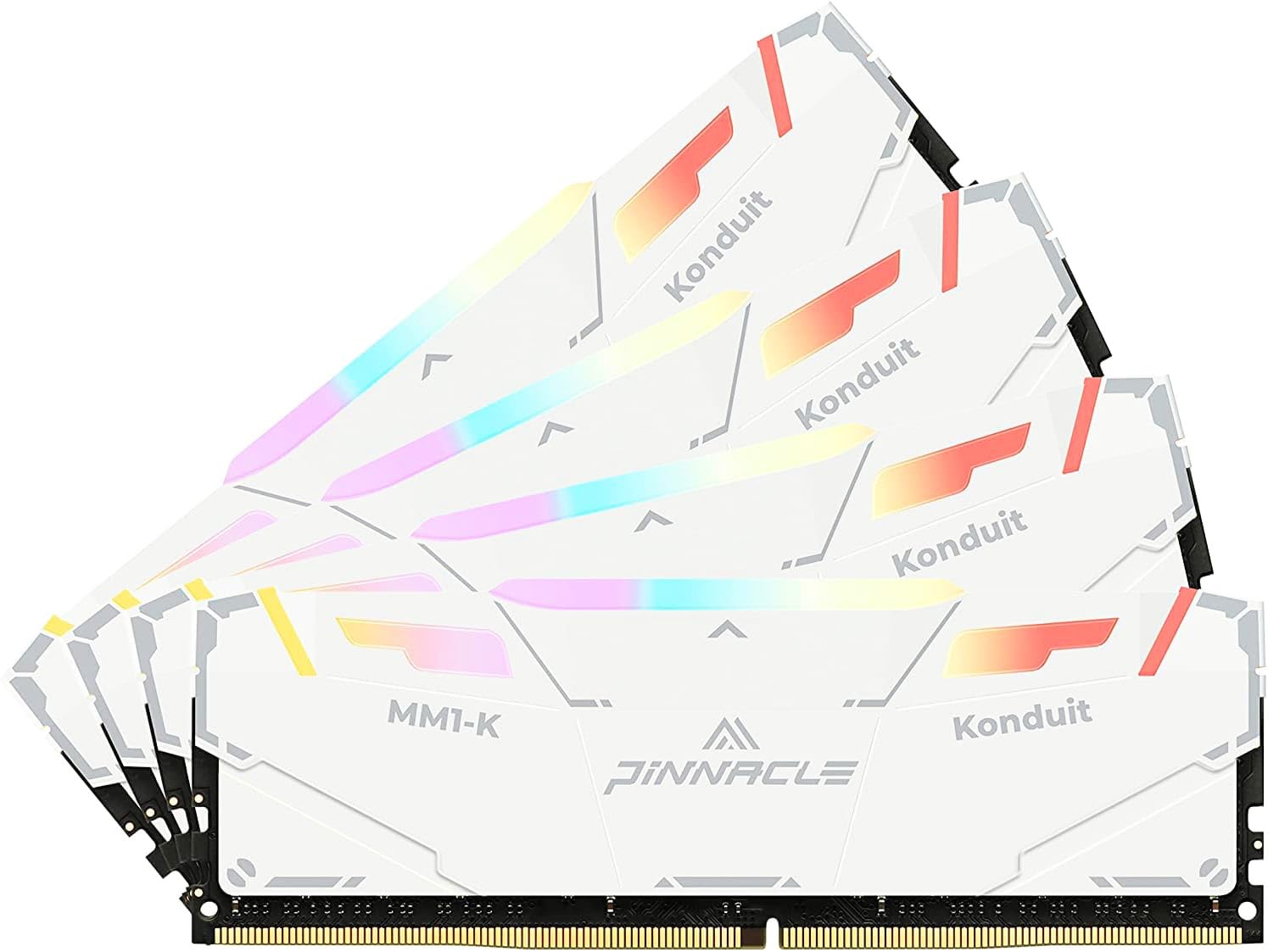 Timetec Pinnacle Konduit RGB 64GB KIT(4x16GB) DDR4 3200MHz PC425600 CL16181838 XMP2.0 Overclocking 1.35V Dual Rank Compatibl