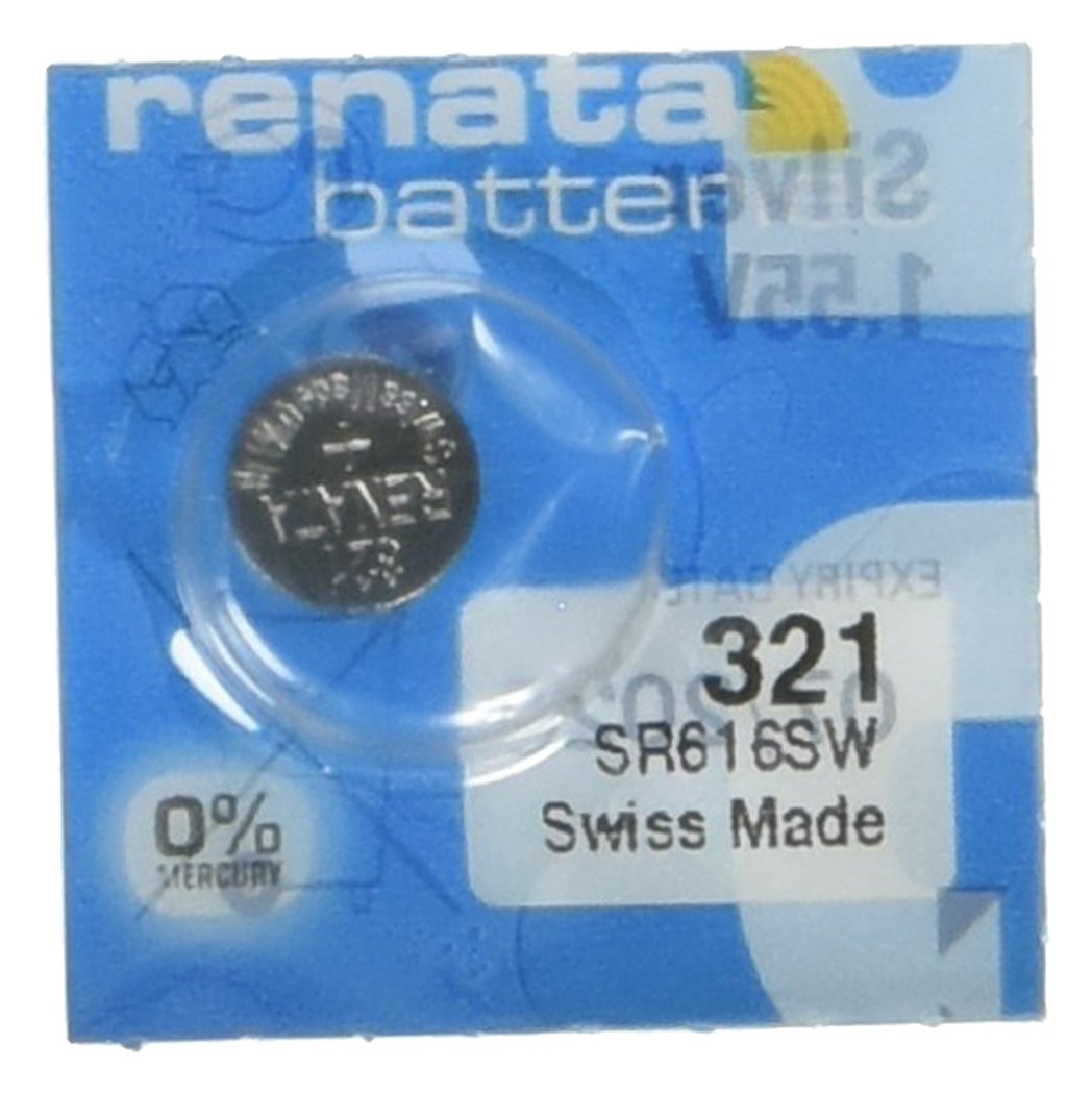 2 Pcs 321 Renata Silver Oxide 0% Mercury Electronic Batteries Sr616Sw