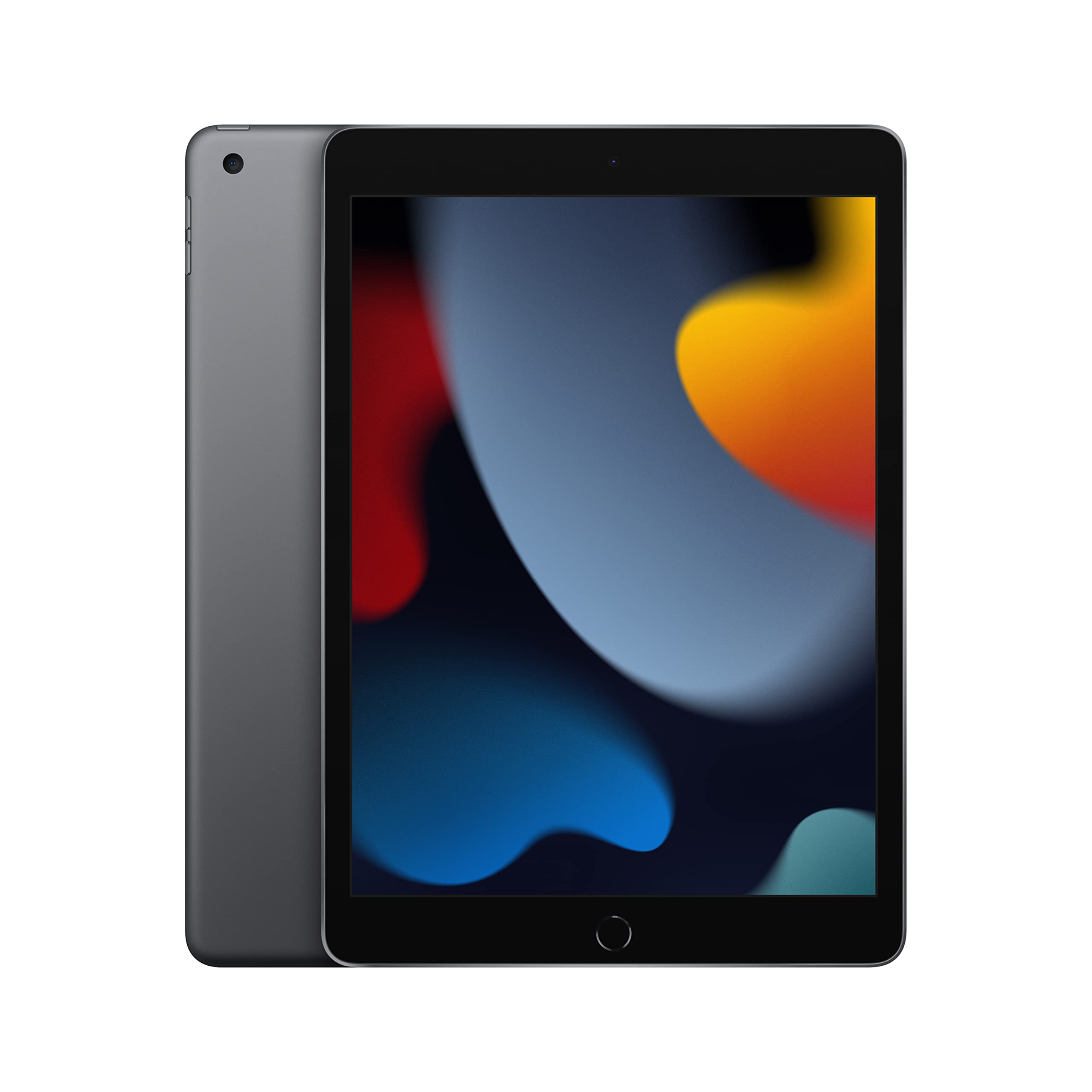 Apple iPad (9th Generation): with A13 Bionic chip, 10.2 inch Retina Display, 64GB, Wi Fi, 12MP front/8MP Back Camera, Touch ID, All Day Battery Life � Space Gray