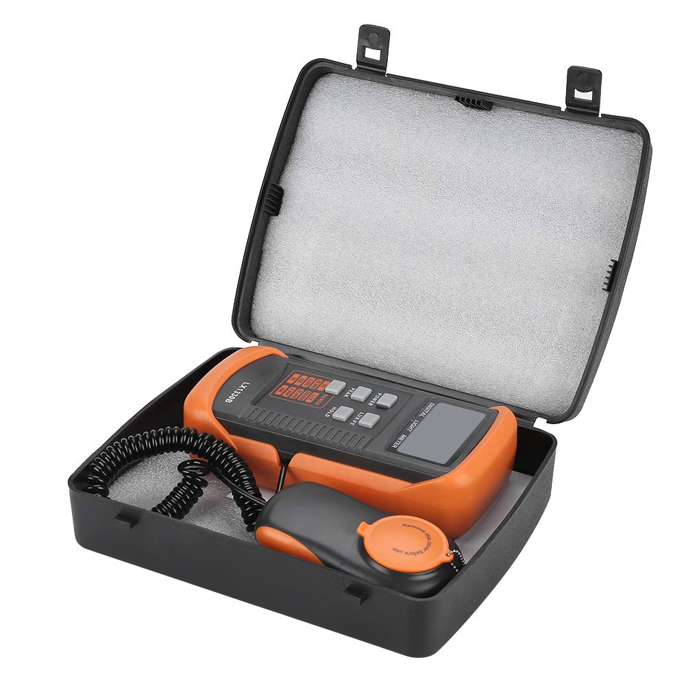 Liebewh Lx1330B Digital Luxmeter Lcd Display Light Meter Lux Meter Photometer 0-200,000 Lux Testing Illuminometer