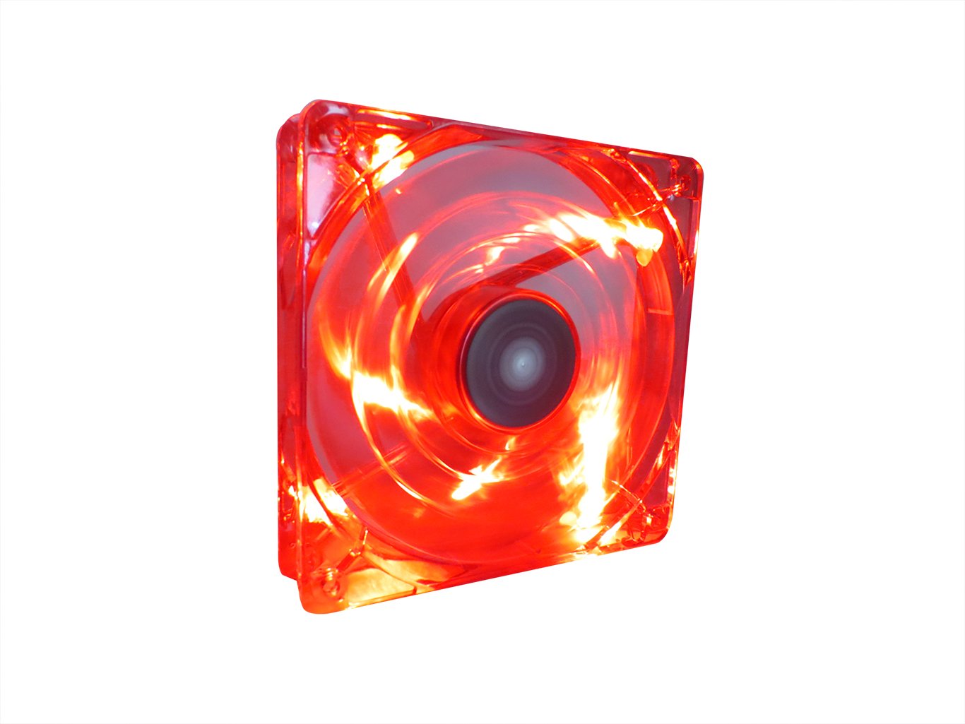 Bgears 120Mm High Performance Pwm Technology Fan   Translucent Red (B Pwm 120 Red 2Ball)