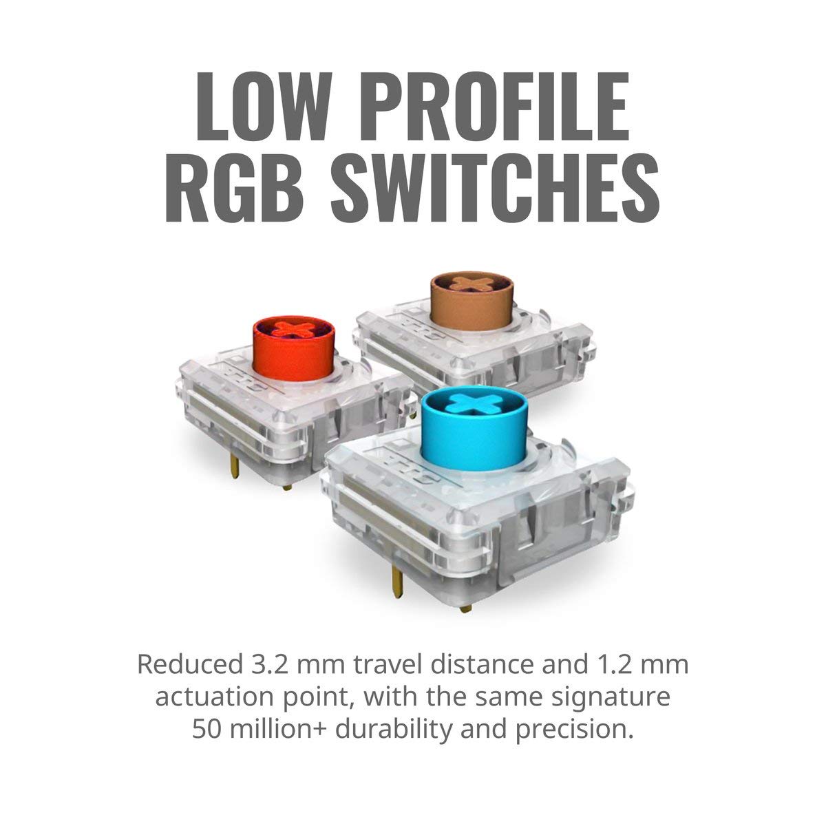 Cooler Master Sk622 60% Wireless Bluetooth Space Gray Mechanical Low Profile Gaming Keyboard, Tactile Brown Switches, Customizab