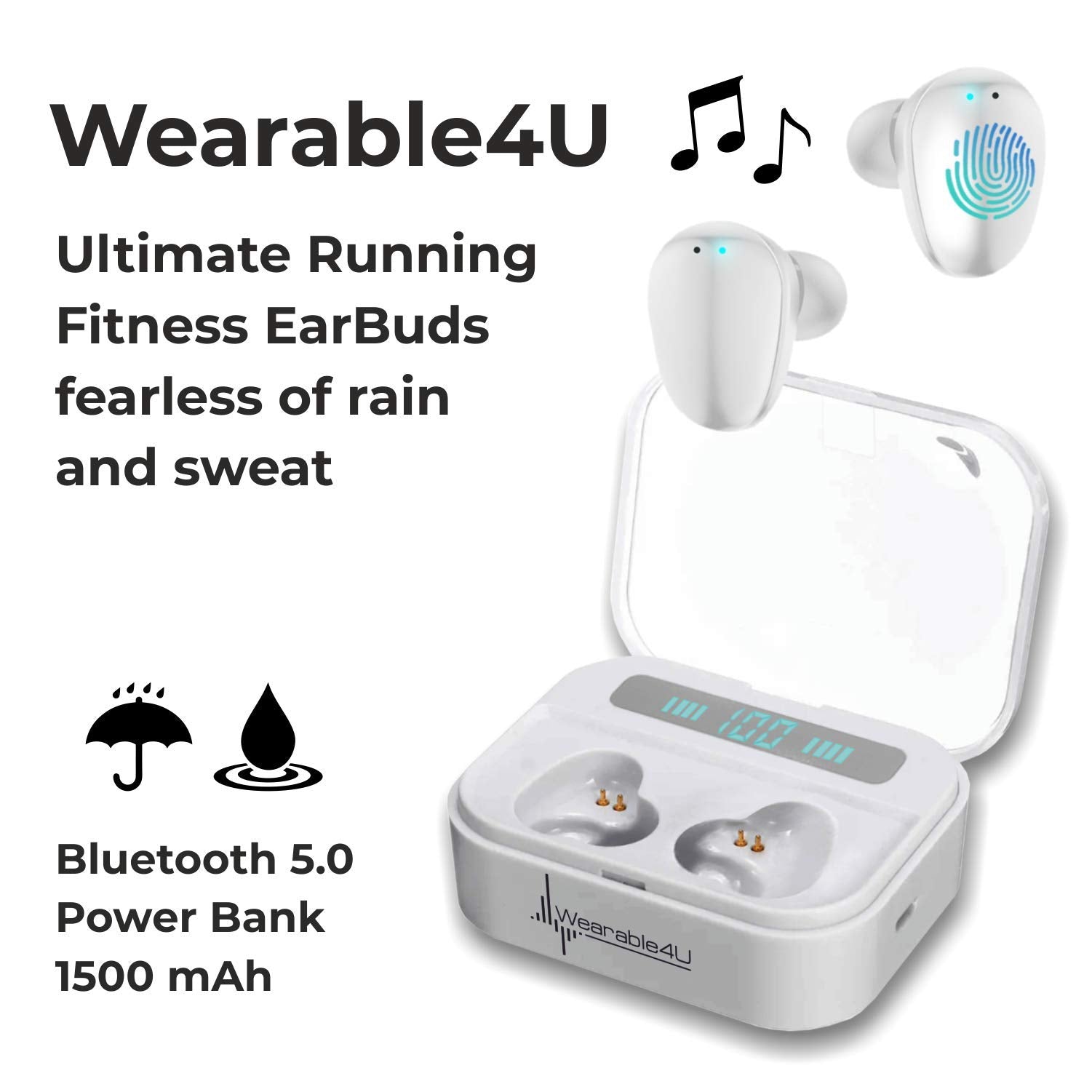 Garmin Forerunner 945 Lte Premium Gps Running/Triathlon Multisport Smartwatch With Lte Connectivity, Whitestone With Wearable4U