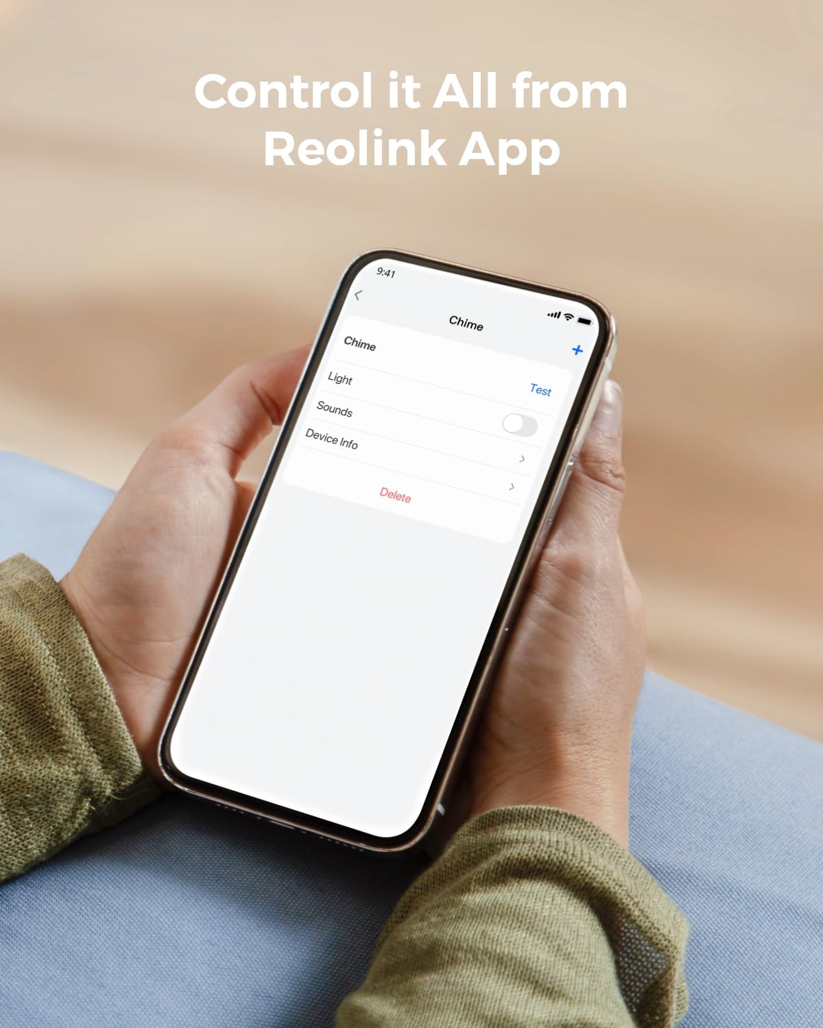 Reolink Digital Chime Only Compatible With Reolink Video Doorbell, Easy Plug & Play, Remote Control Via Reolink App, Multiple Ri