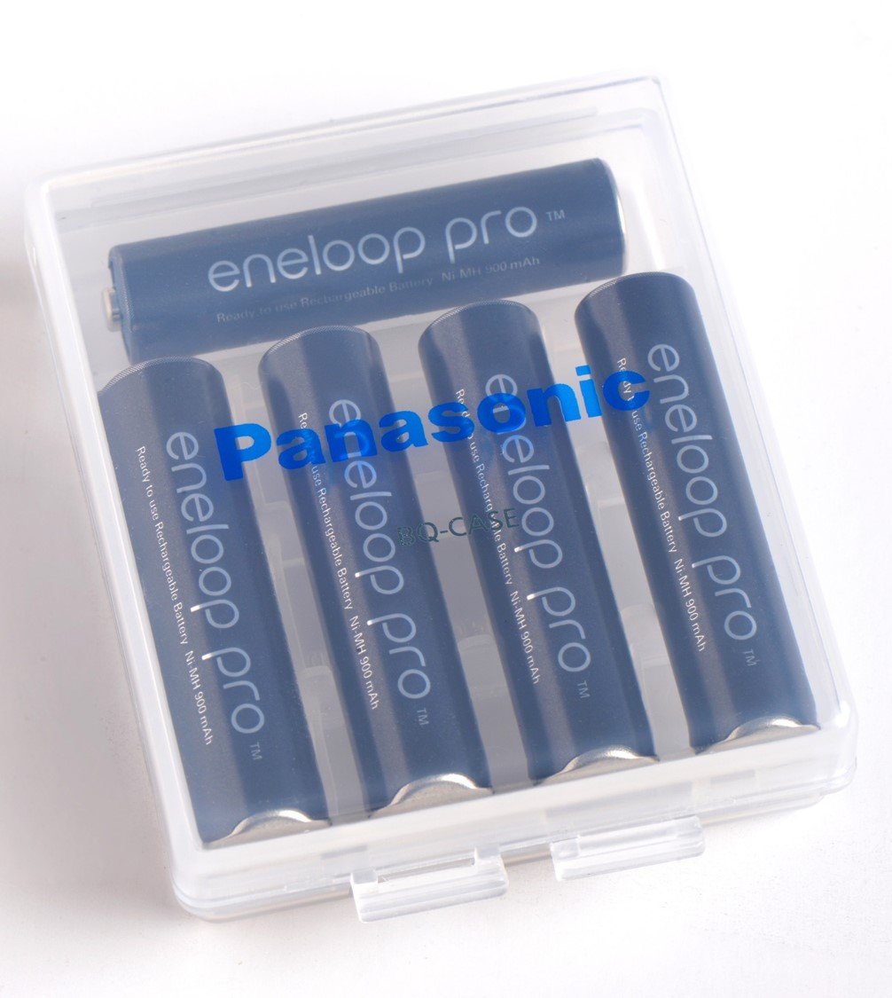 Panasonic Bq Case6Sa Battery Storage Cases With 4Aa Or 5Aaa Battery Capacity, 6 Pack